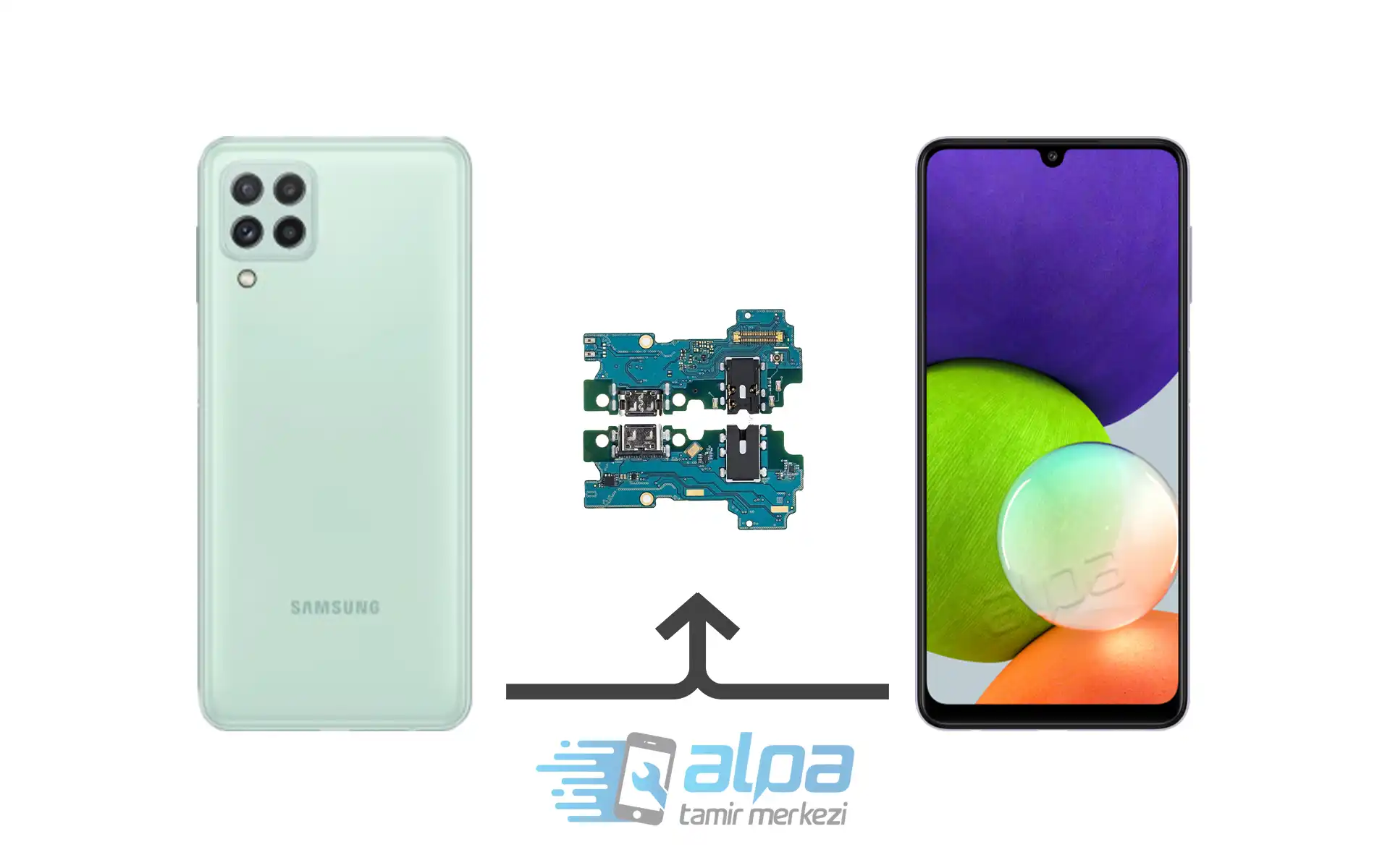 Samsung Galaxy A22 Şarj Soketi Değişimi Fiyatı