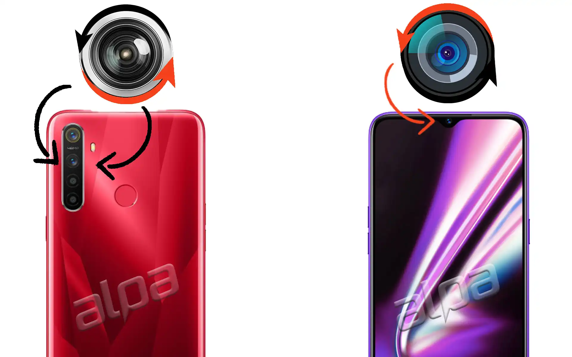 Realme 5s Ön, Arka Kamera Değişimi Fiyatı