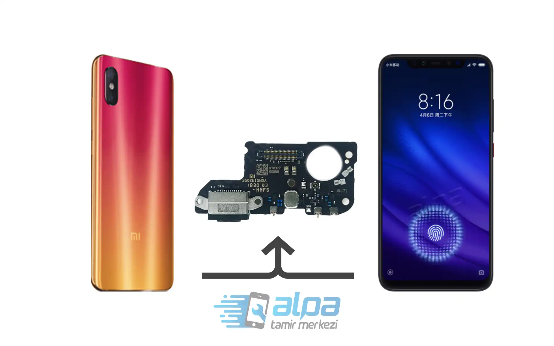 Xiaomi Mi  8 Pro Şarj Soketi Değişimi Fiyatı