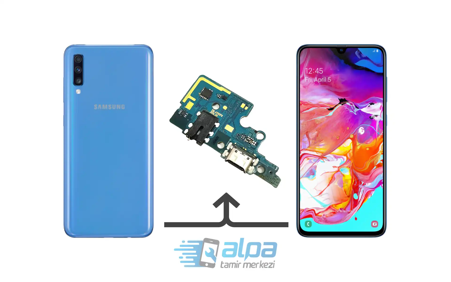 Samsung Galaxy A70 Şarj Soketi Değişimi Fiyatı