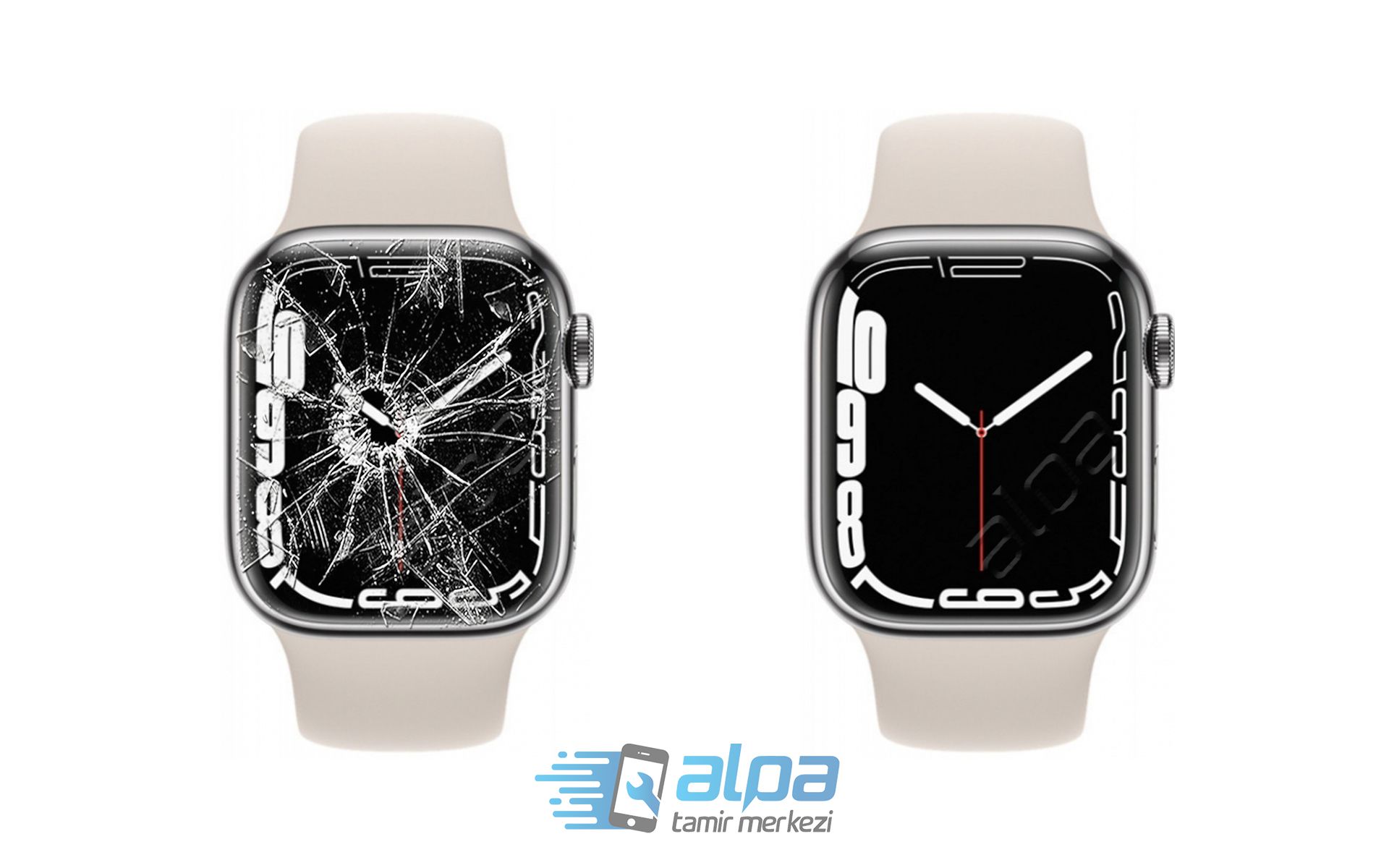 Apple Watch S7 41MM Ön Cam Değişimi Fiyatı