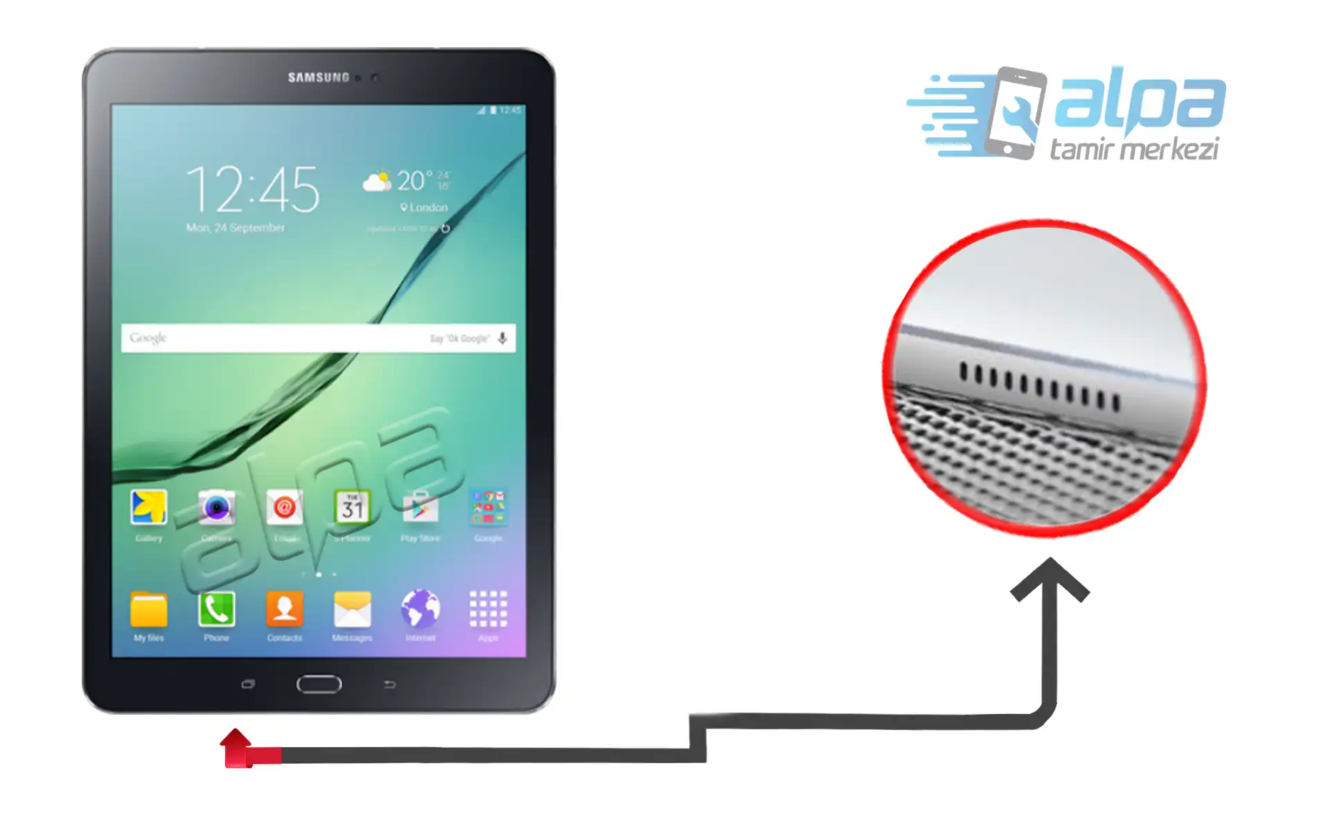 Samsung Galaxy Tab S2 SM-T810 Hoparlör Değişimi Fiyatı