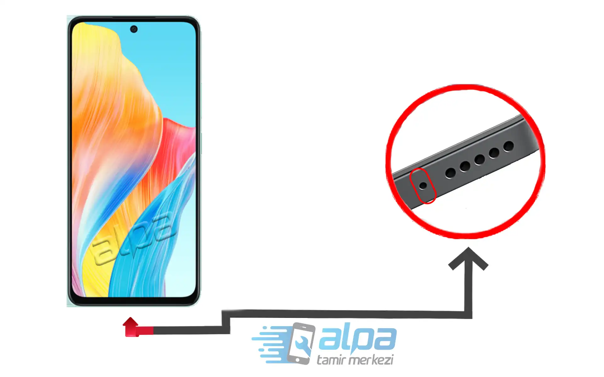 Oppo A58 Mikrofon Değişimi Fiyatı