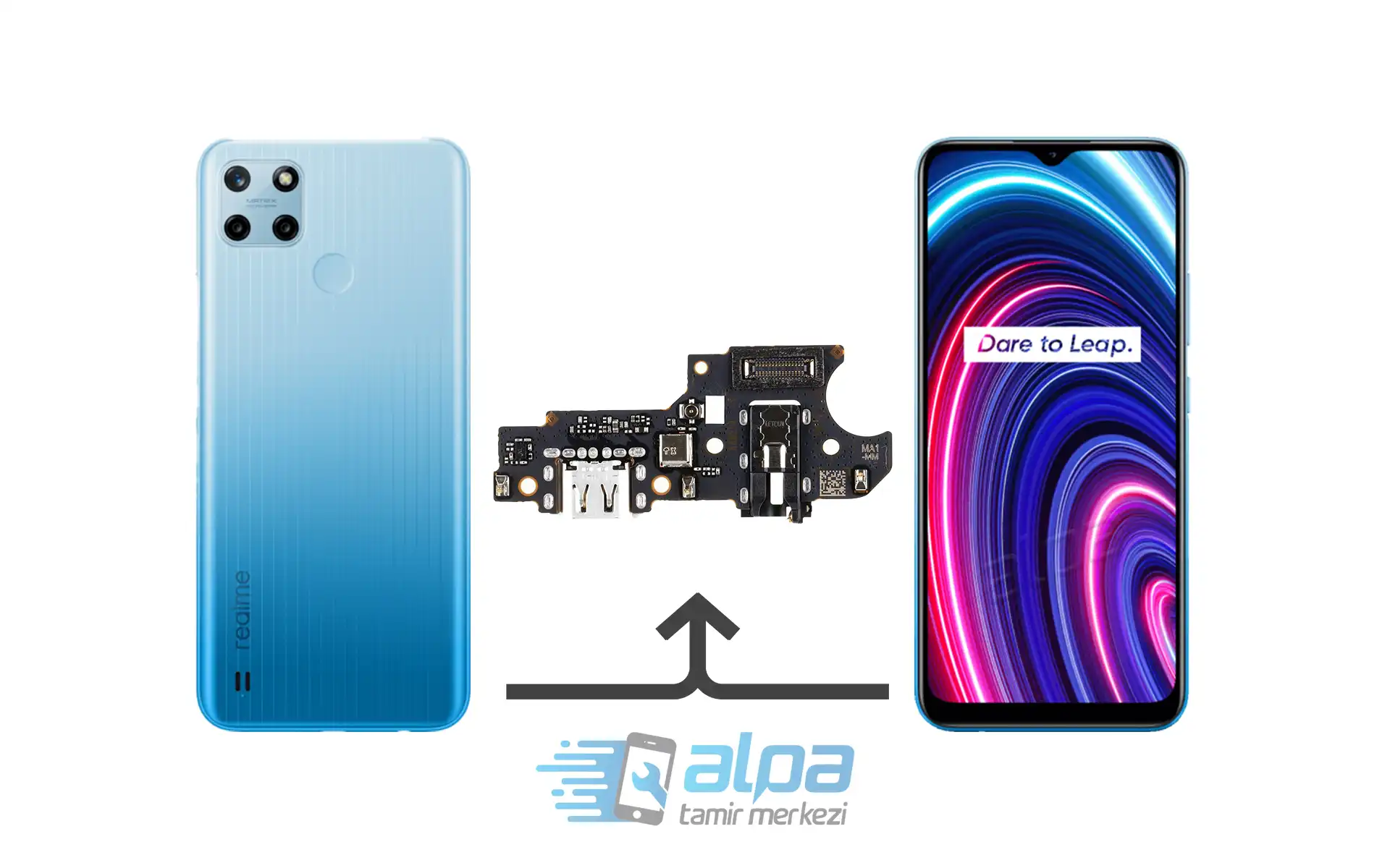 Realme C25Y Şarj Soketi Değişimi Fiyatı