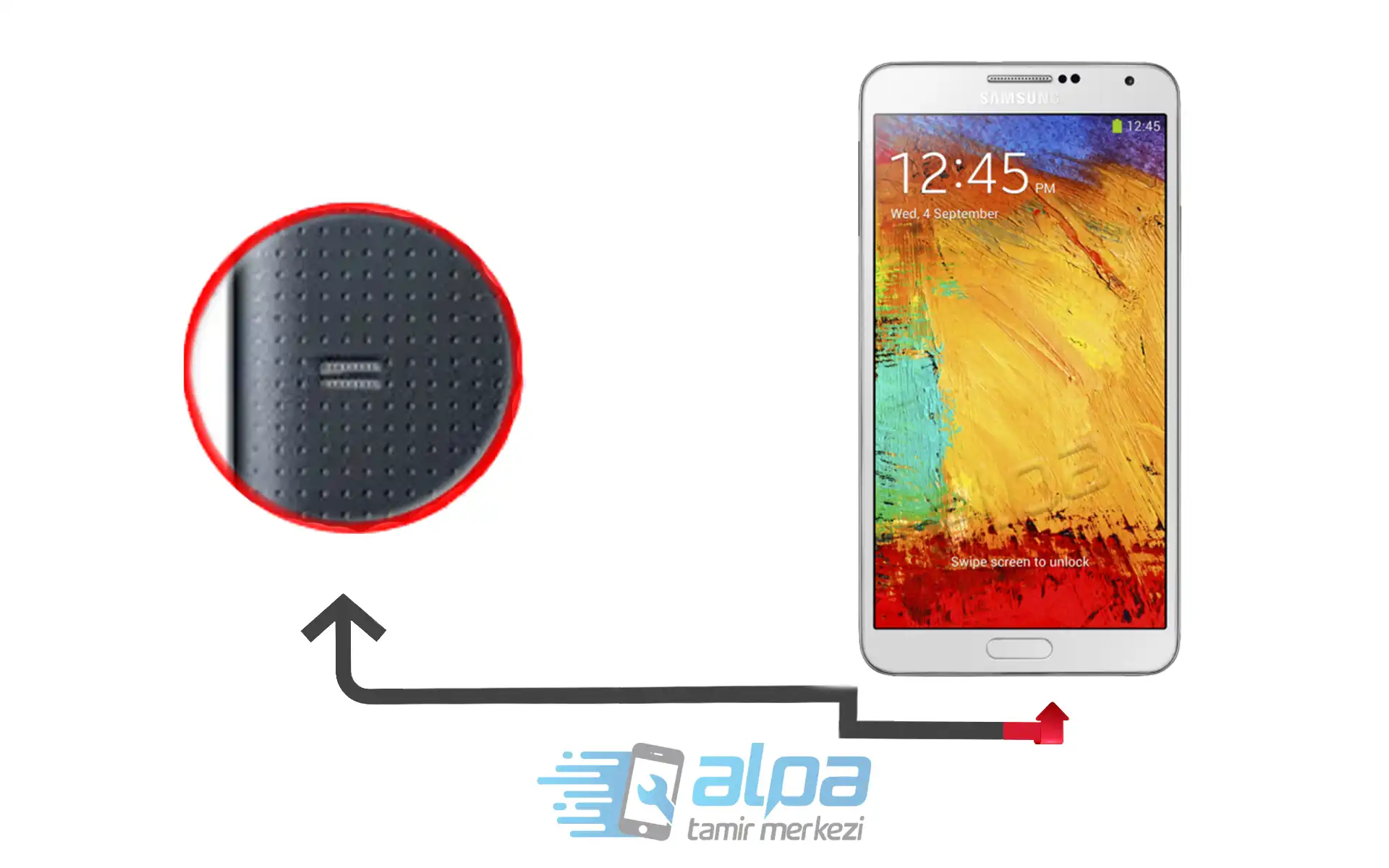 Samsung Galaxy Note 3 Hoparlör Değişimi