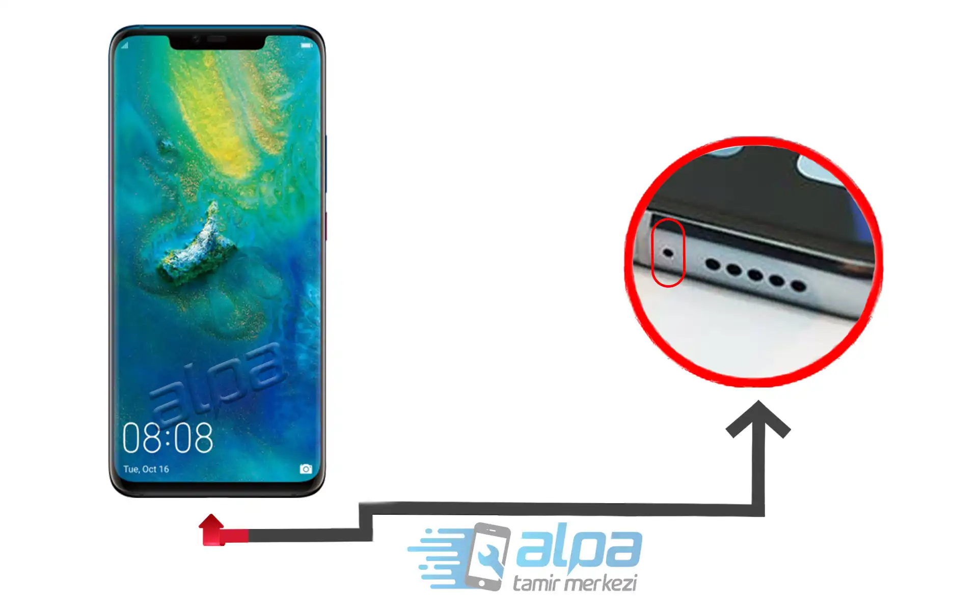 Huawei Mate 20 Pro Mikrofon Değişimi Fiyatı