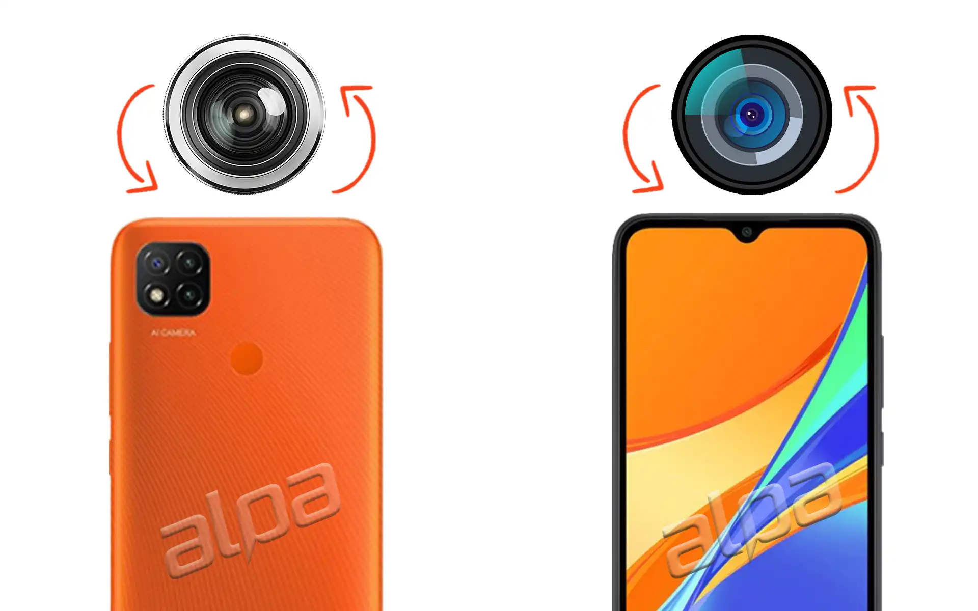 Redmi 9C Ön, Arka Kamera Değişimi Fiyatı