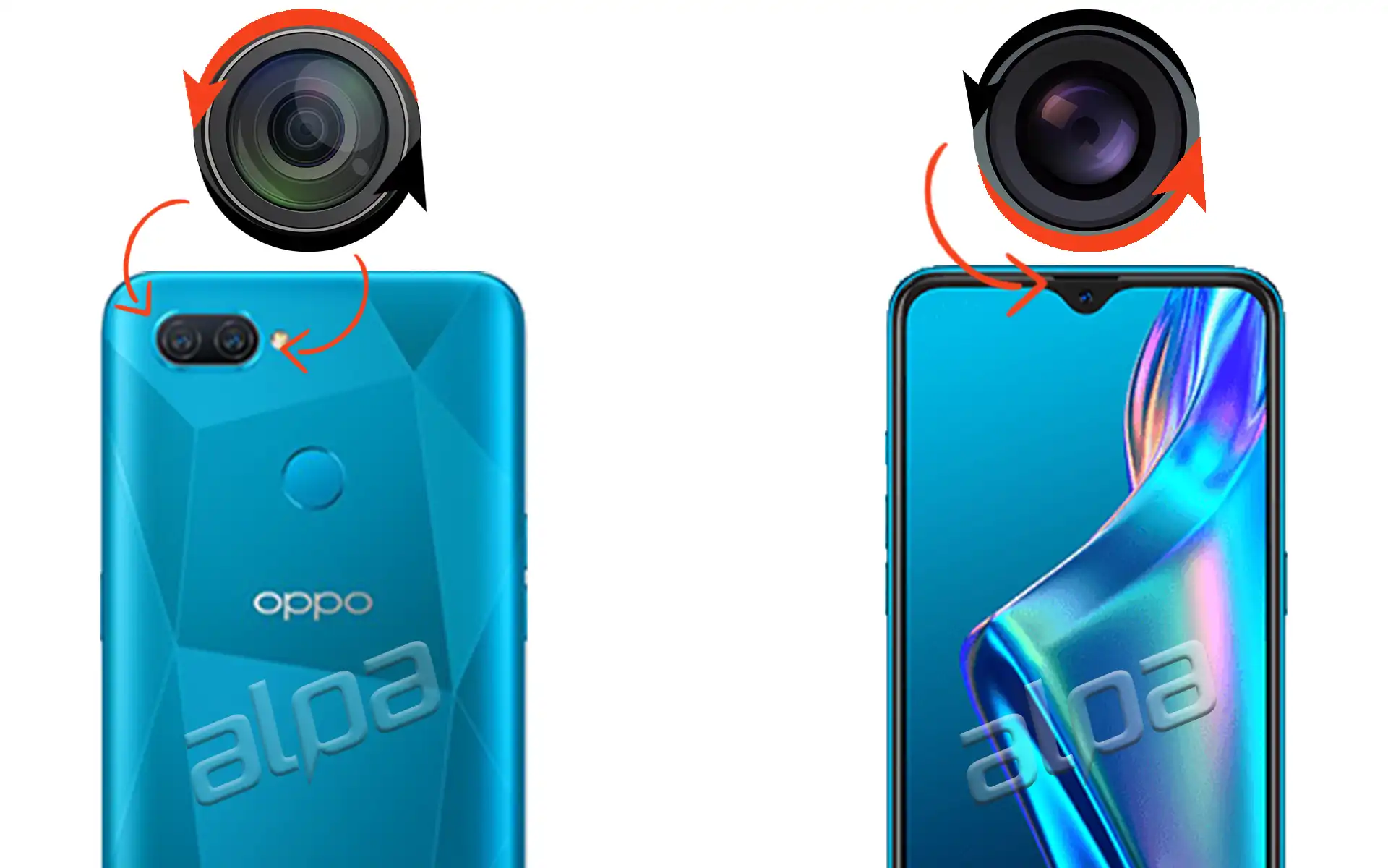 Oppo A12s Ön, Arka Kamera Değişimi Fiyatı