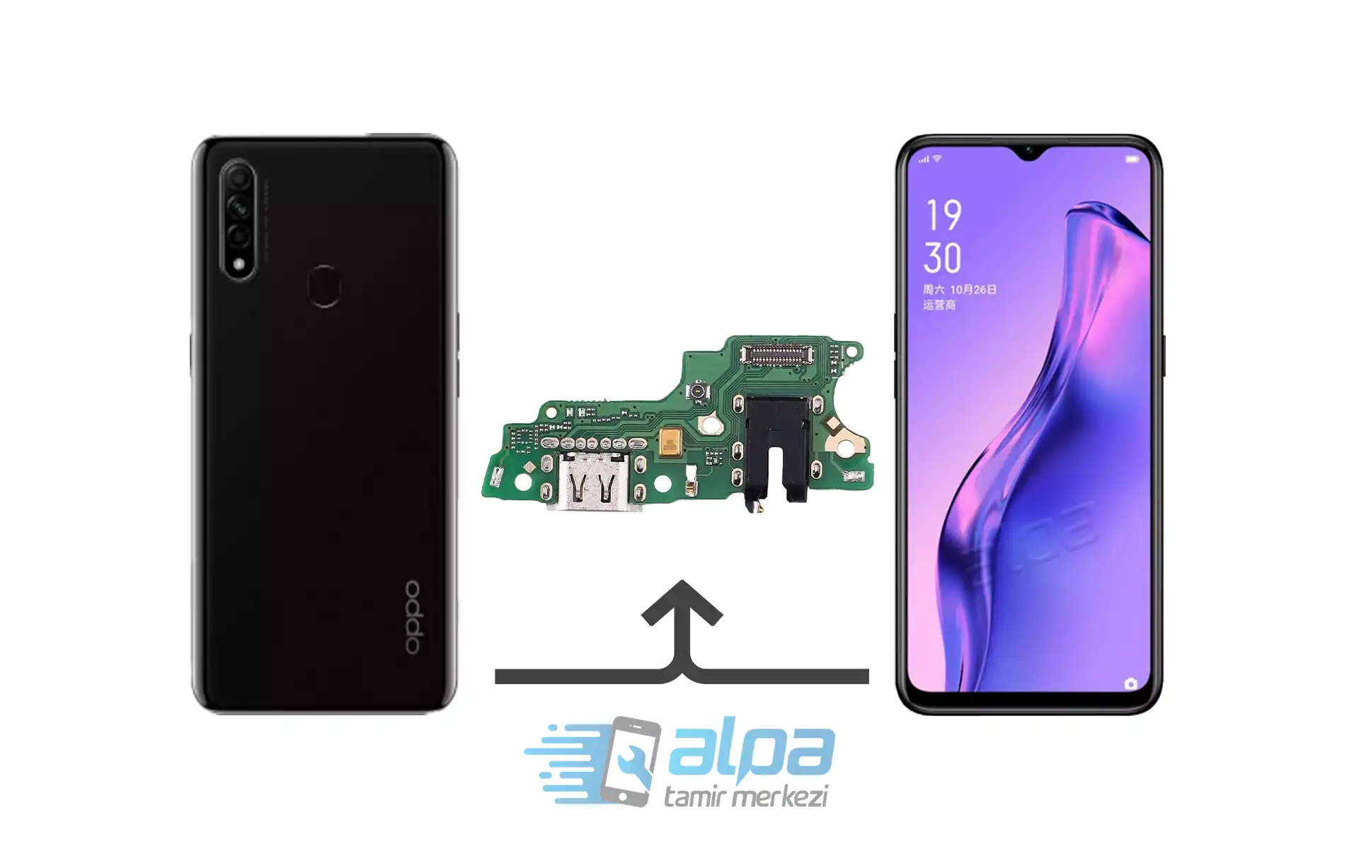 Oppo A8 Şarj Soketi Değişimi Fiyatı