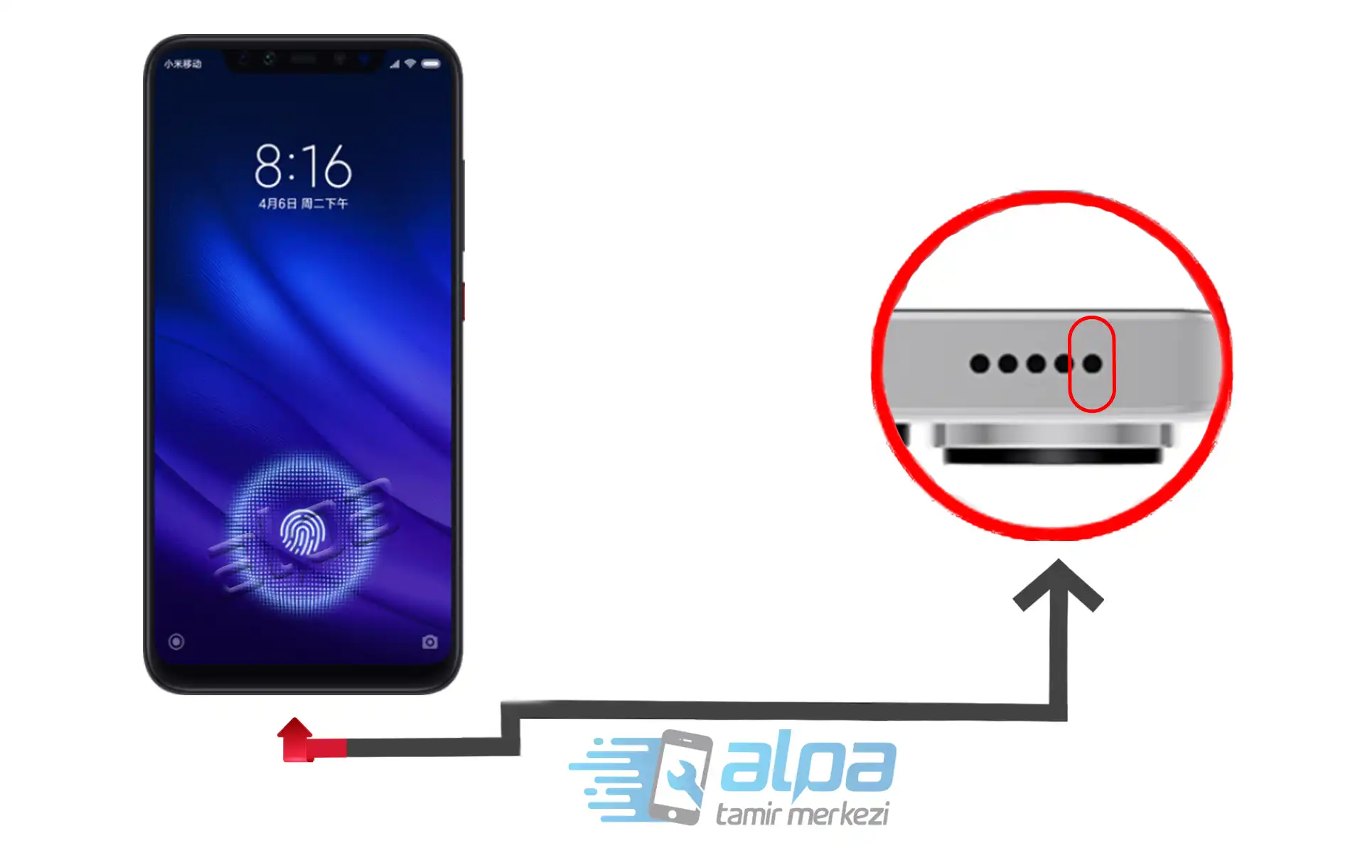 Xiaomi Mi 8 Pro Mikrofon Değişimi Fiyatı