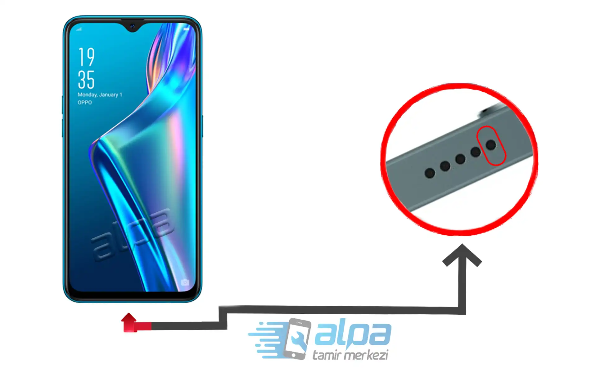 Oppo A12 Mikrofon Değişimi Fiyatı