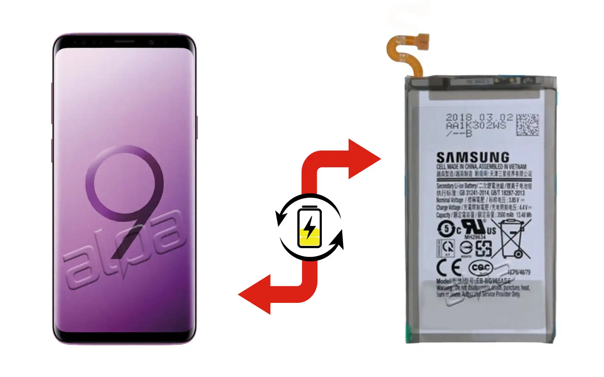 Samsung Galaxy S9 Plus Batarya Değişimi Fiyatı