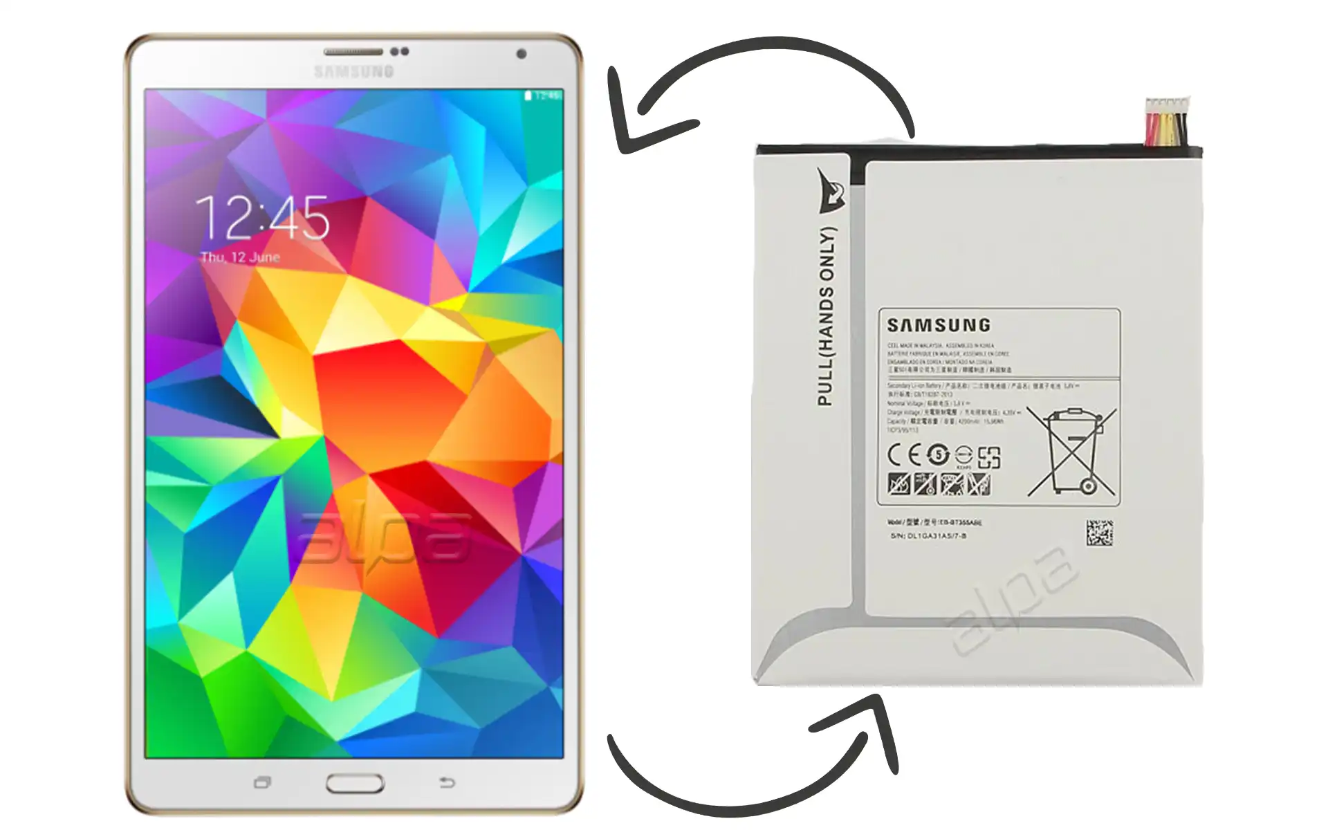 Samsung Galaxy Tab S SM-T700 Batarya Değişimi Fiyatı