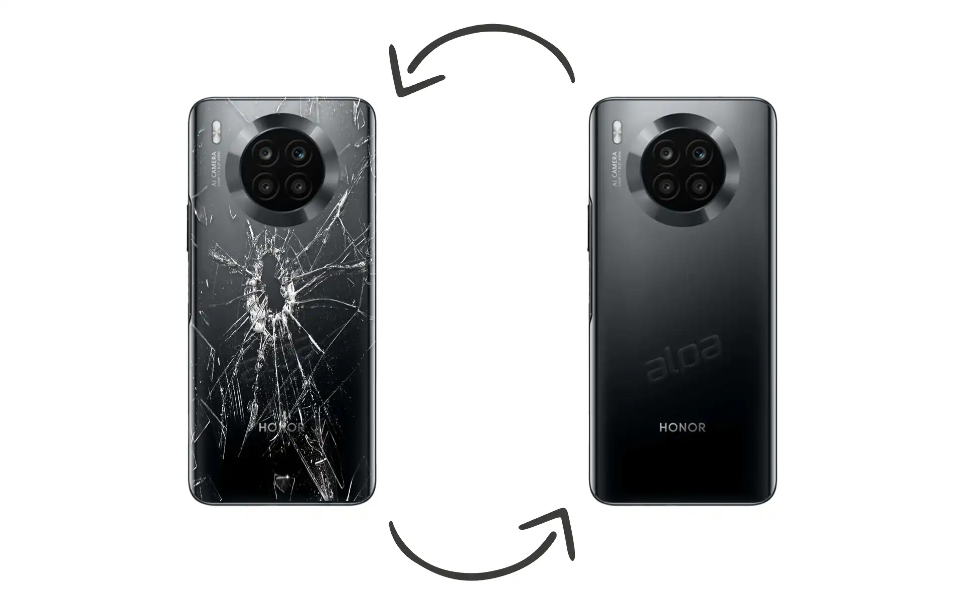 Honor 50 Lite Arka Cam Değişimi Fiyatı