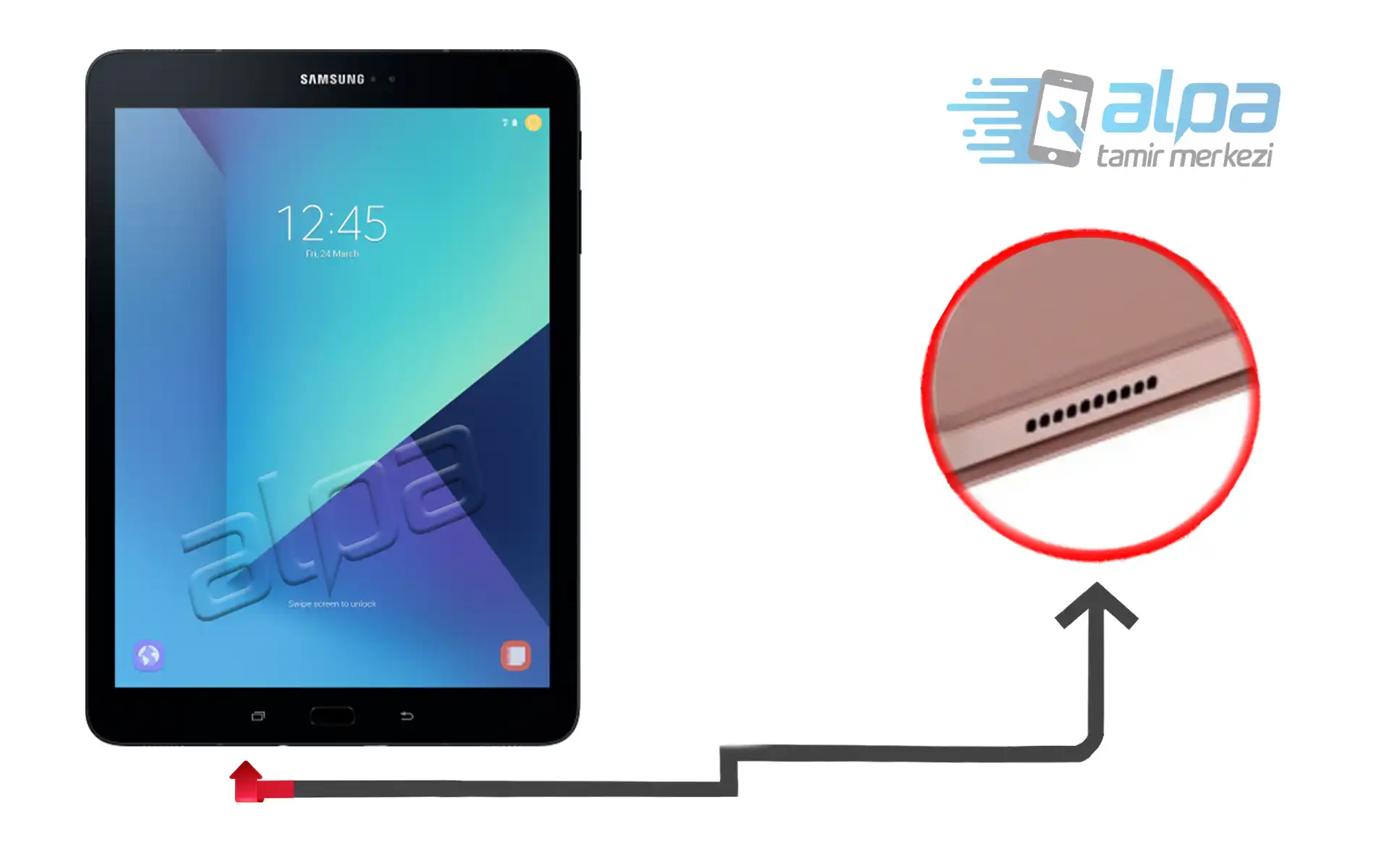 Samsung Galaxy Tab S3 SM-T820 Hoparlör Değişimi Fiyatı