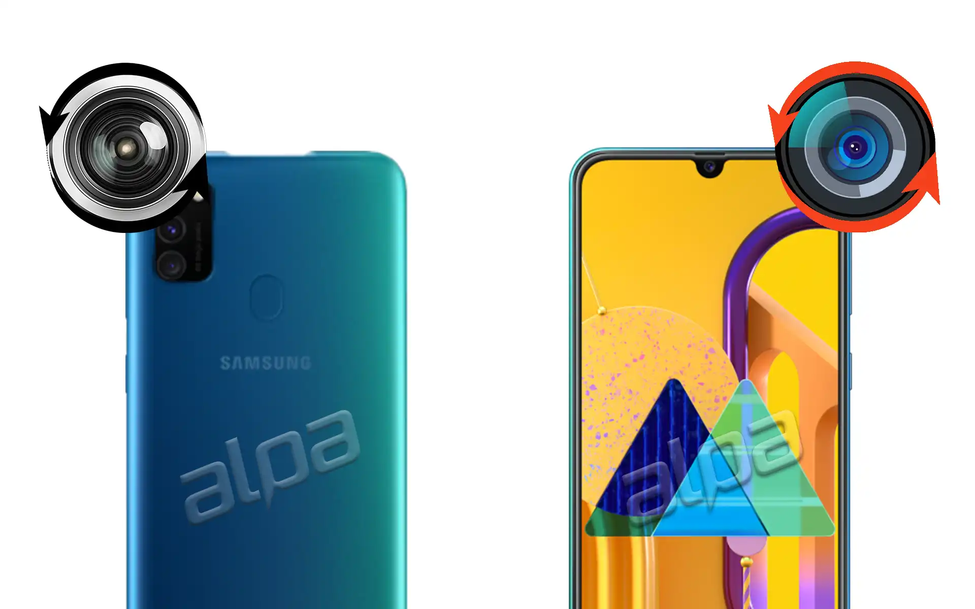 Samsung Galaxy M30s Ön, Arka Kamera Değişimi Fiyatı