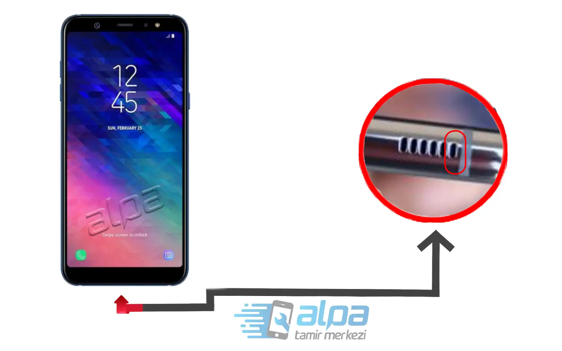 Samsung Galaxy A6 Mikrofon Değişimi Fiyatı