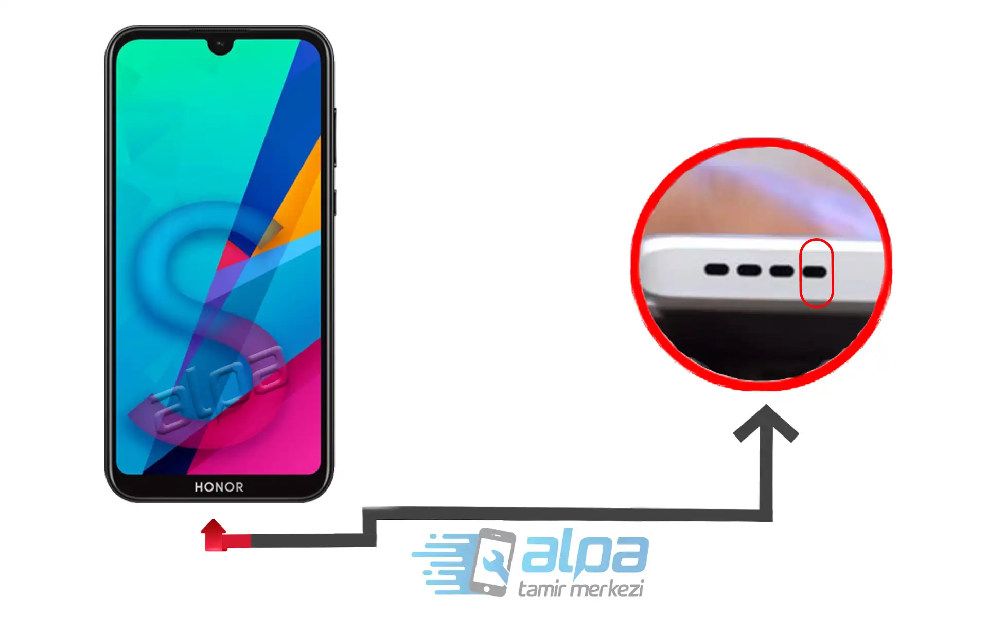 Honor 8S Mikrofon Değişimi Fiyatı