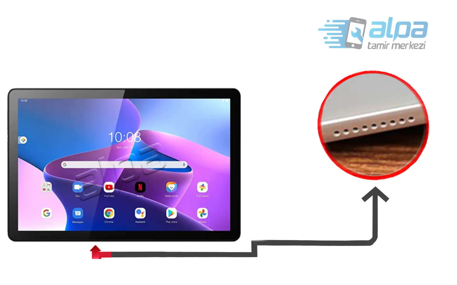 Lenovo Tab M10 HD Hoparlör Değişimi Fiyatı