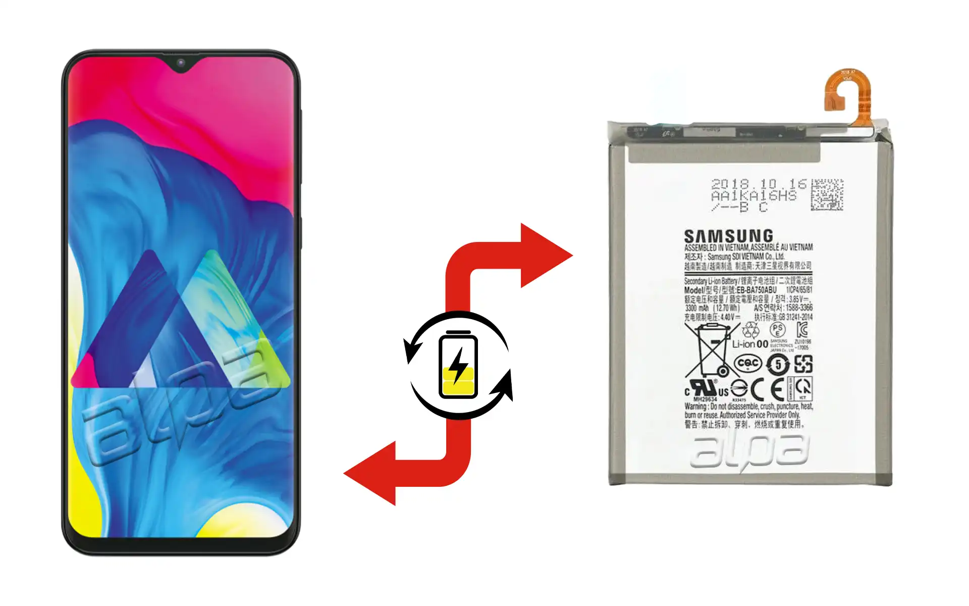 Samsung Galaxy M10 Batarya Değişimi Fiyatı