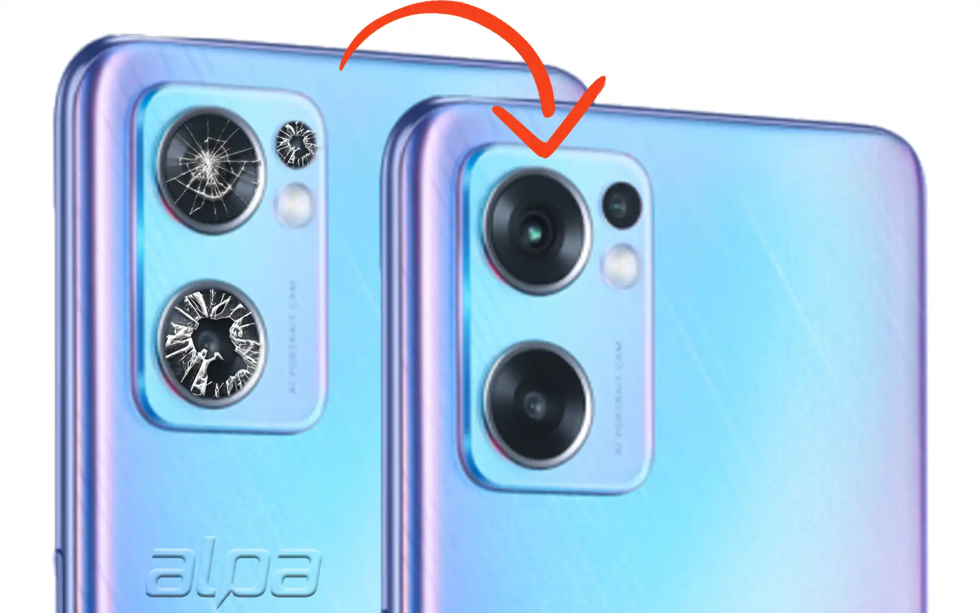 Oppo Reno 7 SE Kamera Camı Değişimi Fiyatı