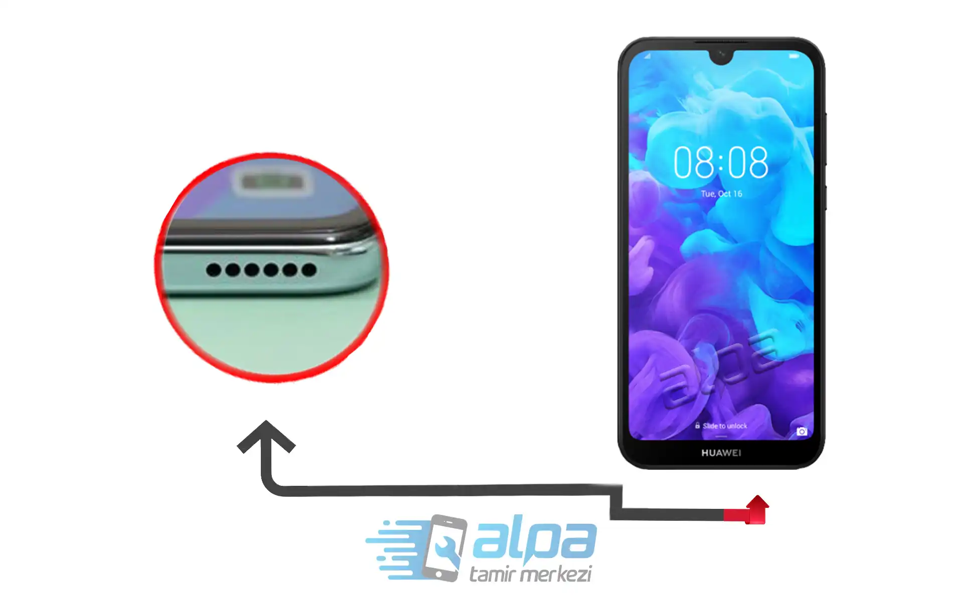 Huawei Y5 2019 Hoparlör Değişimi