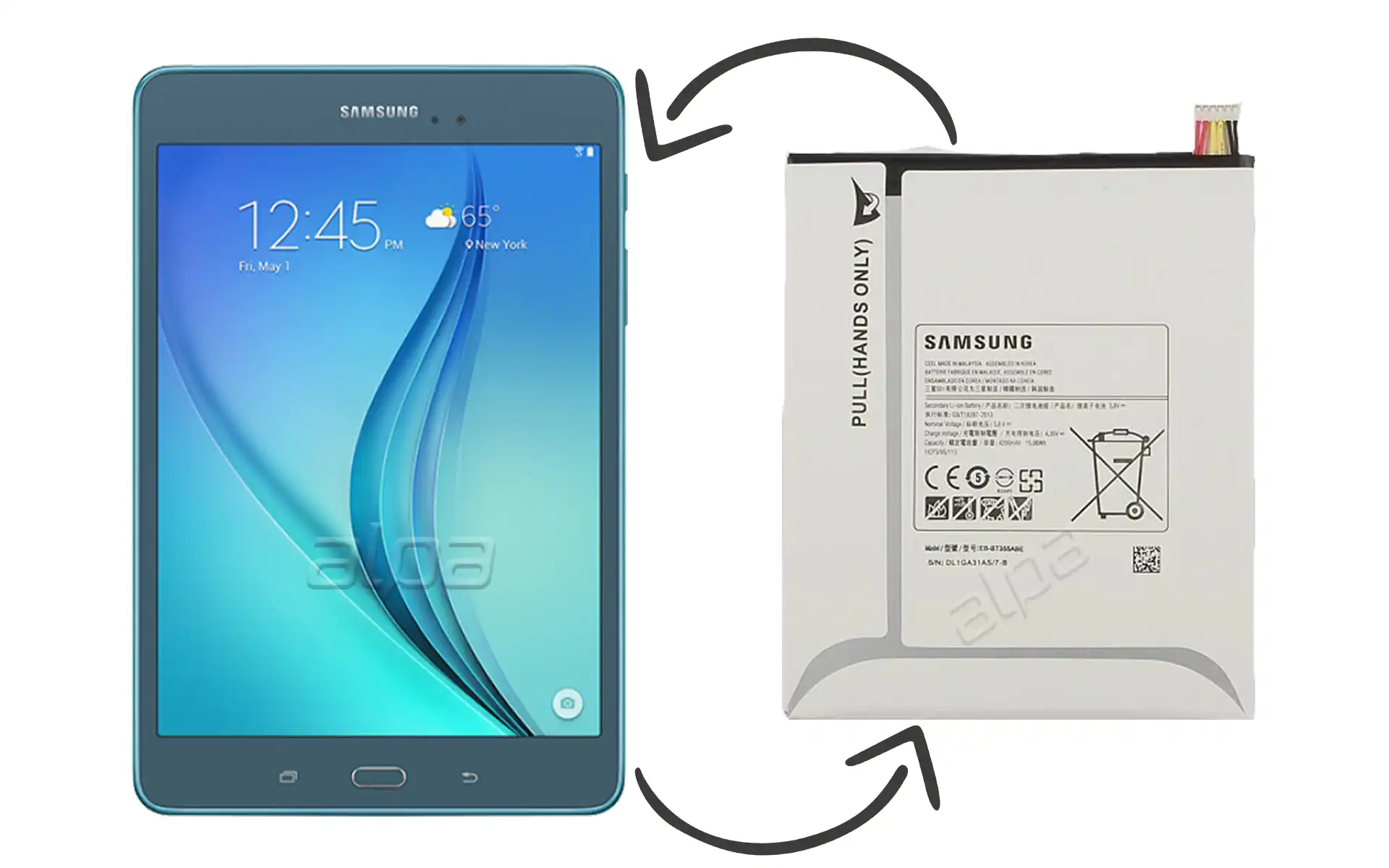 Samsung Galaxy Tab A 8.0 SM-T350 Batarya Değişimi Fiyatı