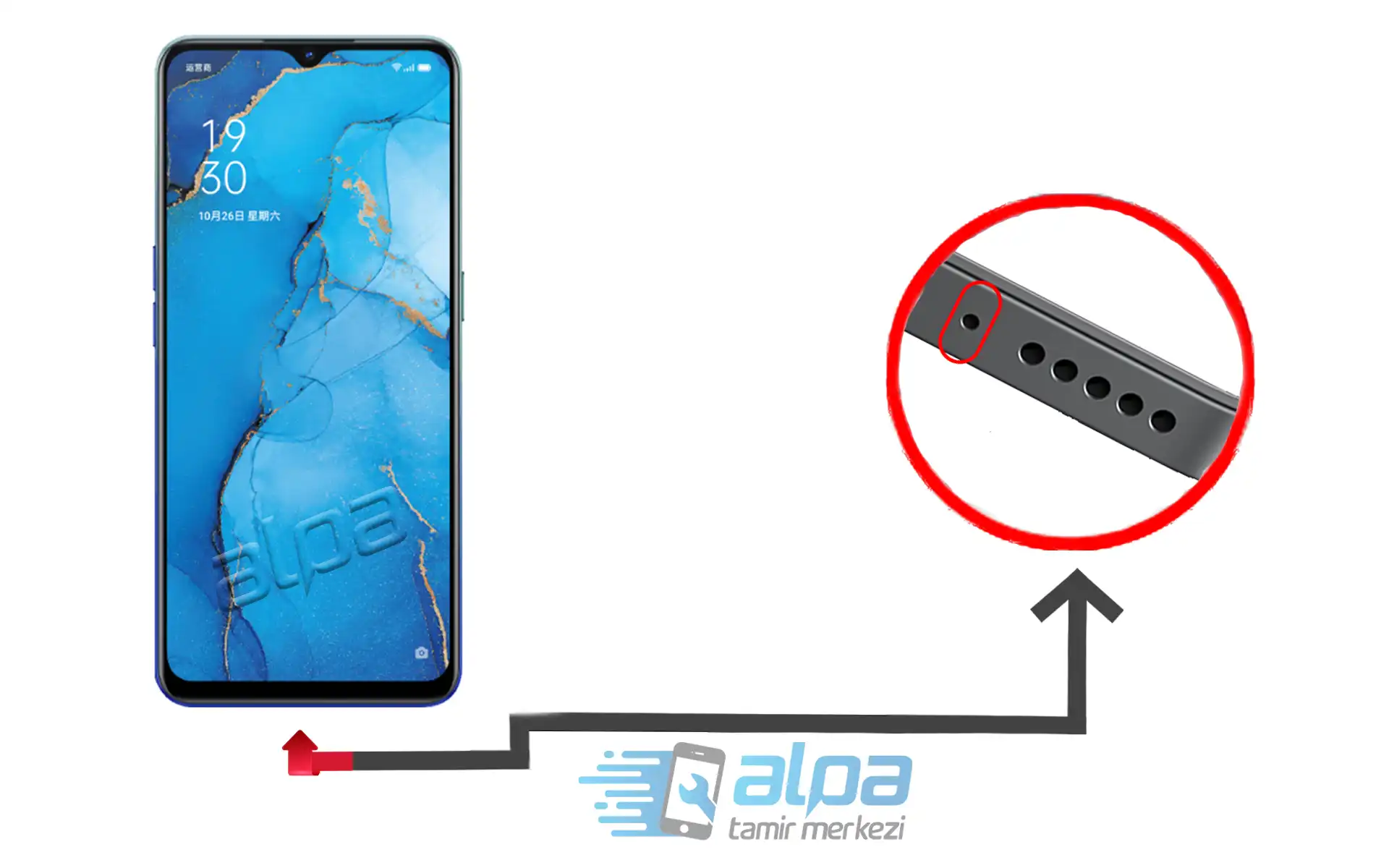 Oppo Reno 3 5G Mikrofon Değişimi Fiyatı