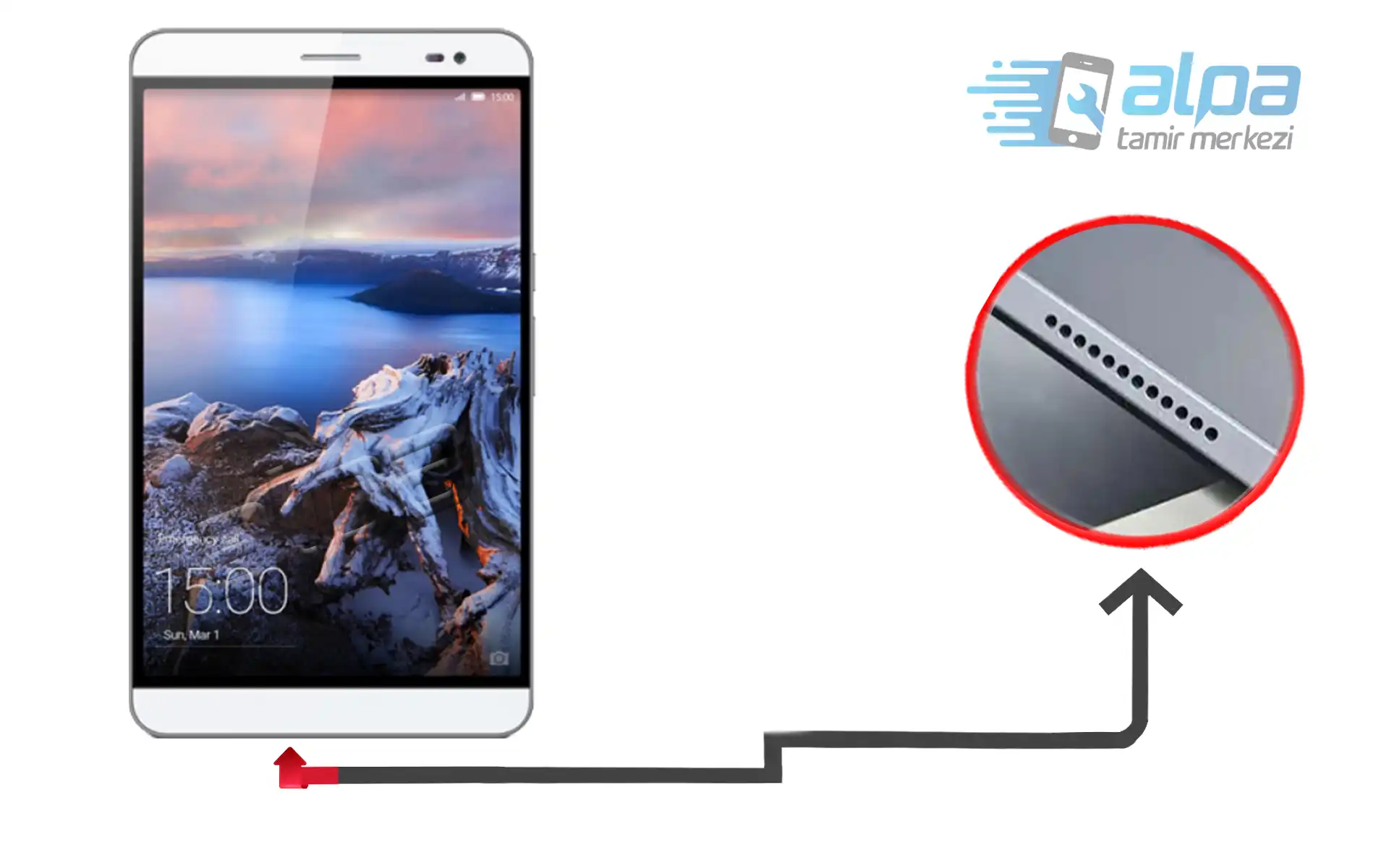 Huawei MediaPad X2 Hoparlör Değişimi Fiyatı