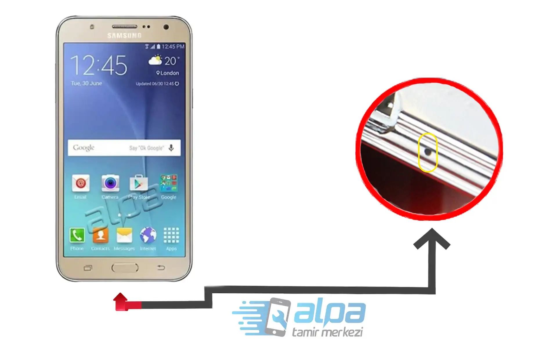 Samsung Galaxy J7 Mikrofon Değişimi Fiyatı