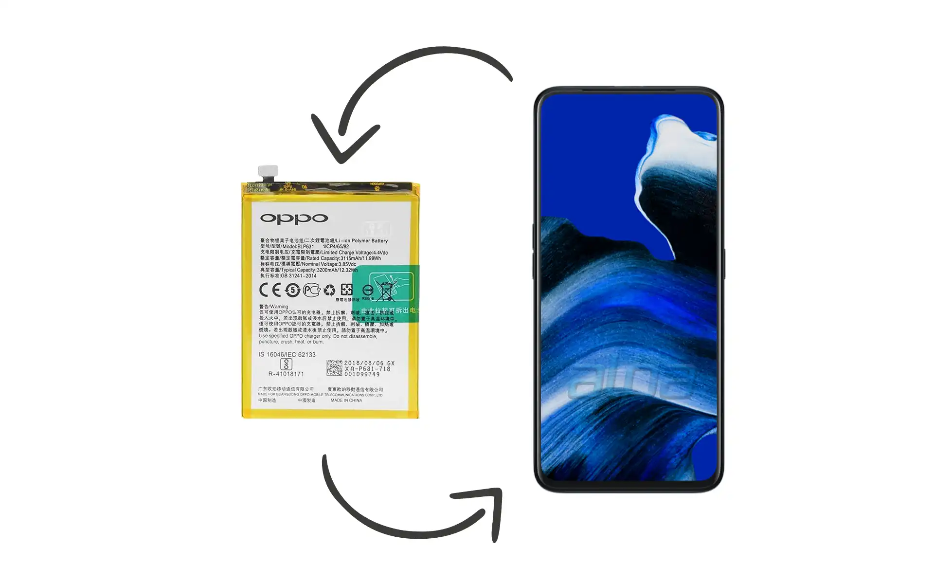 Oppo Reno 2z Batarya Değişimi Fiyatı