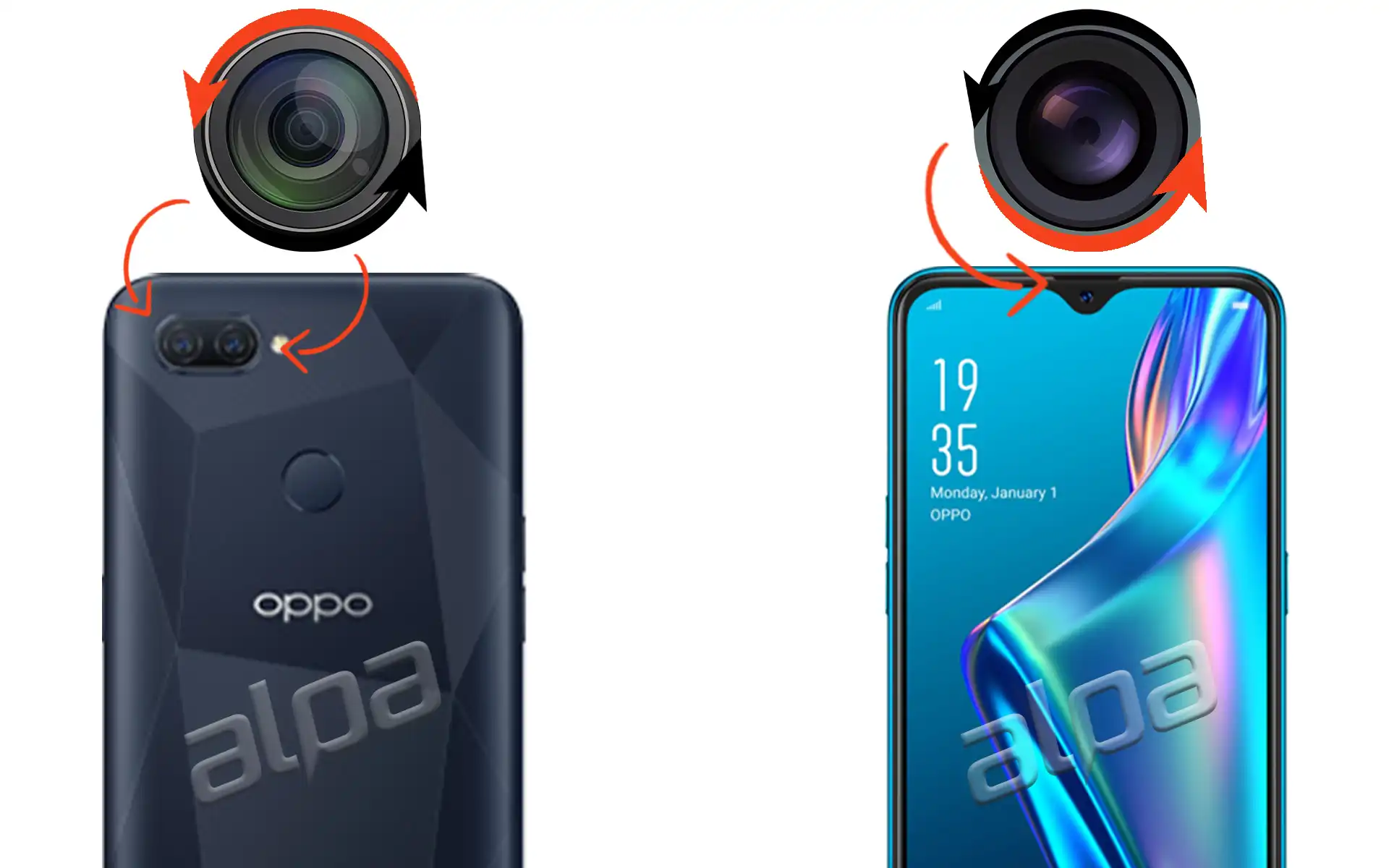 Oppo A12 Ön, Arka Kamera Değişimi Fiyatı