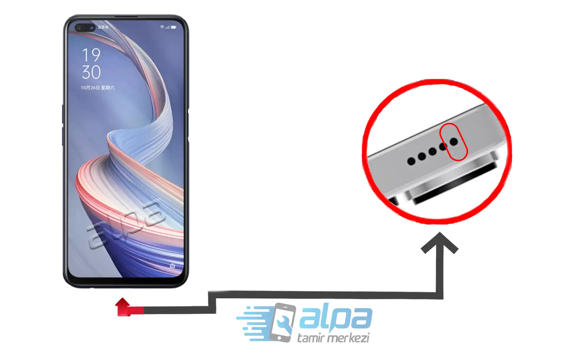 Oppo A92s Mikrofon Değişimi Fiyatı