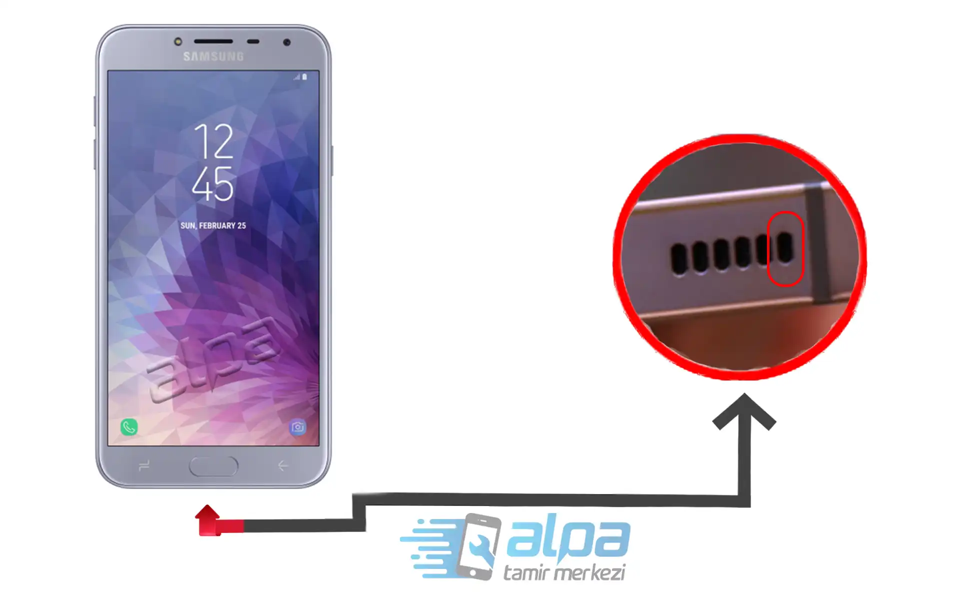 Samsung Galaxy J4 Mikrofon Değişimi Fiyatı