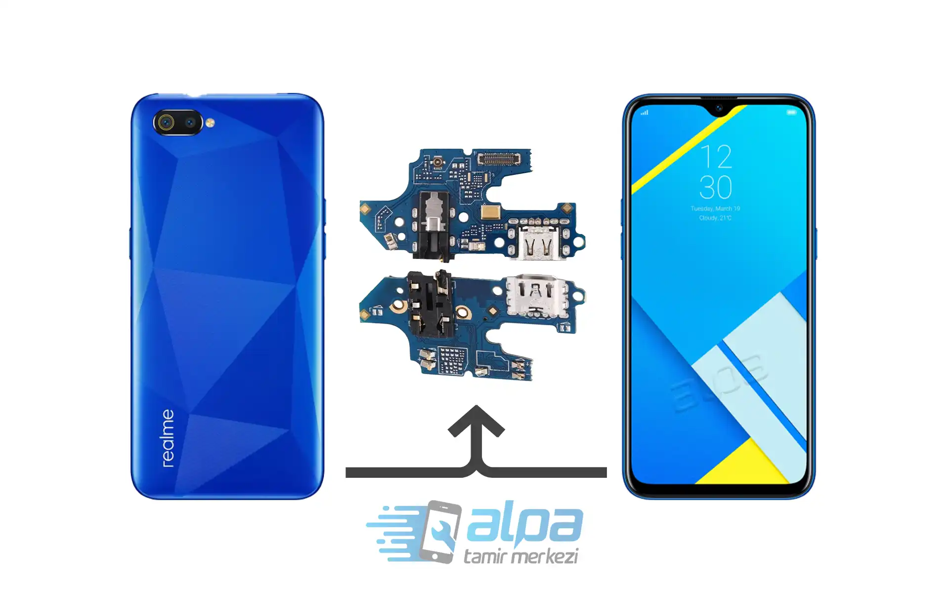 Realme C2 Şarj Soketi Değişimi Fiyatı