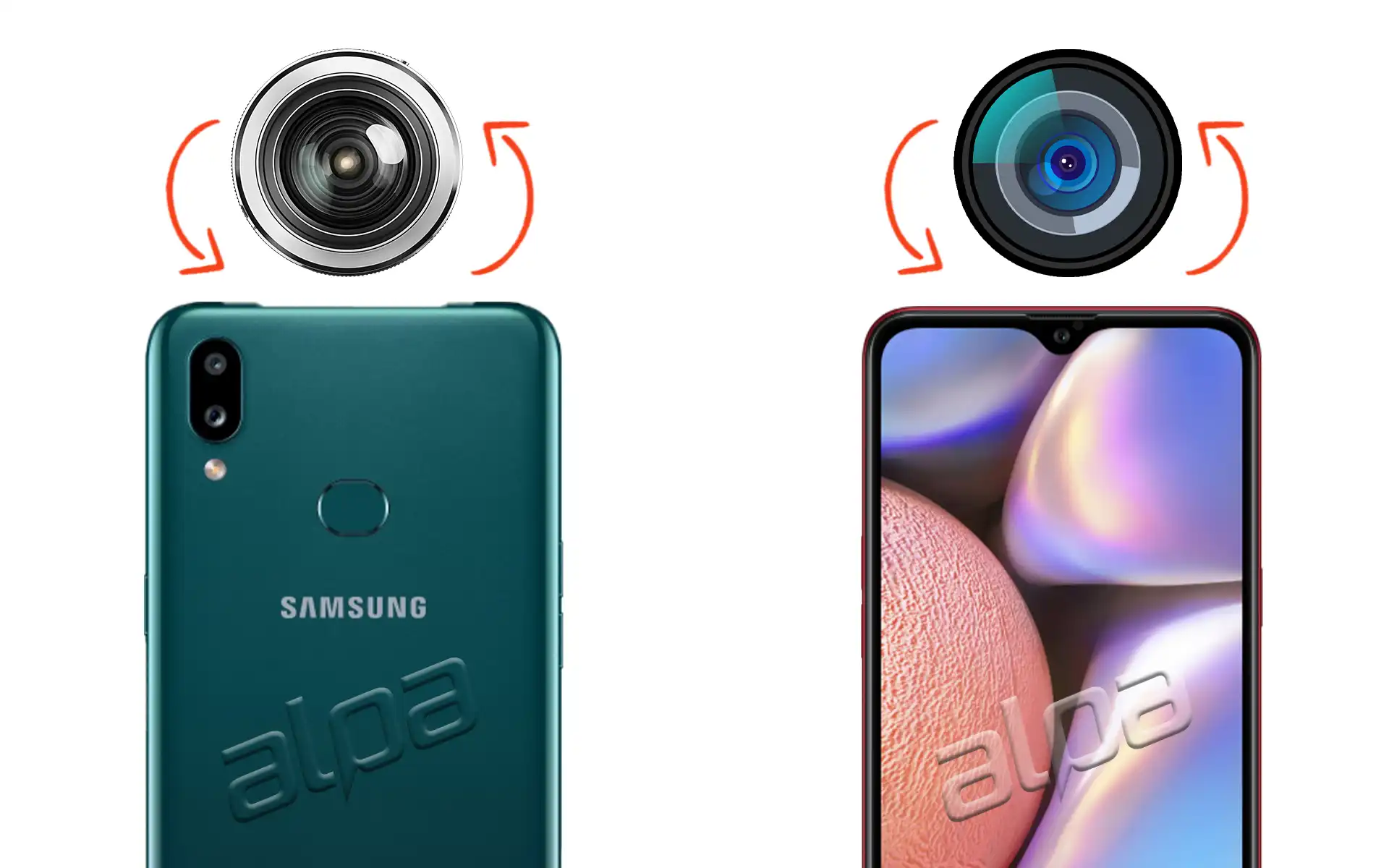 Samsung Galaxy A10s  Ön, Arka Kamera Değişimi Fiyatı