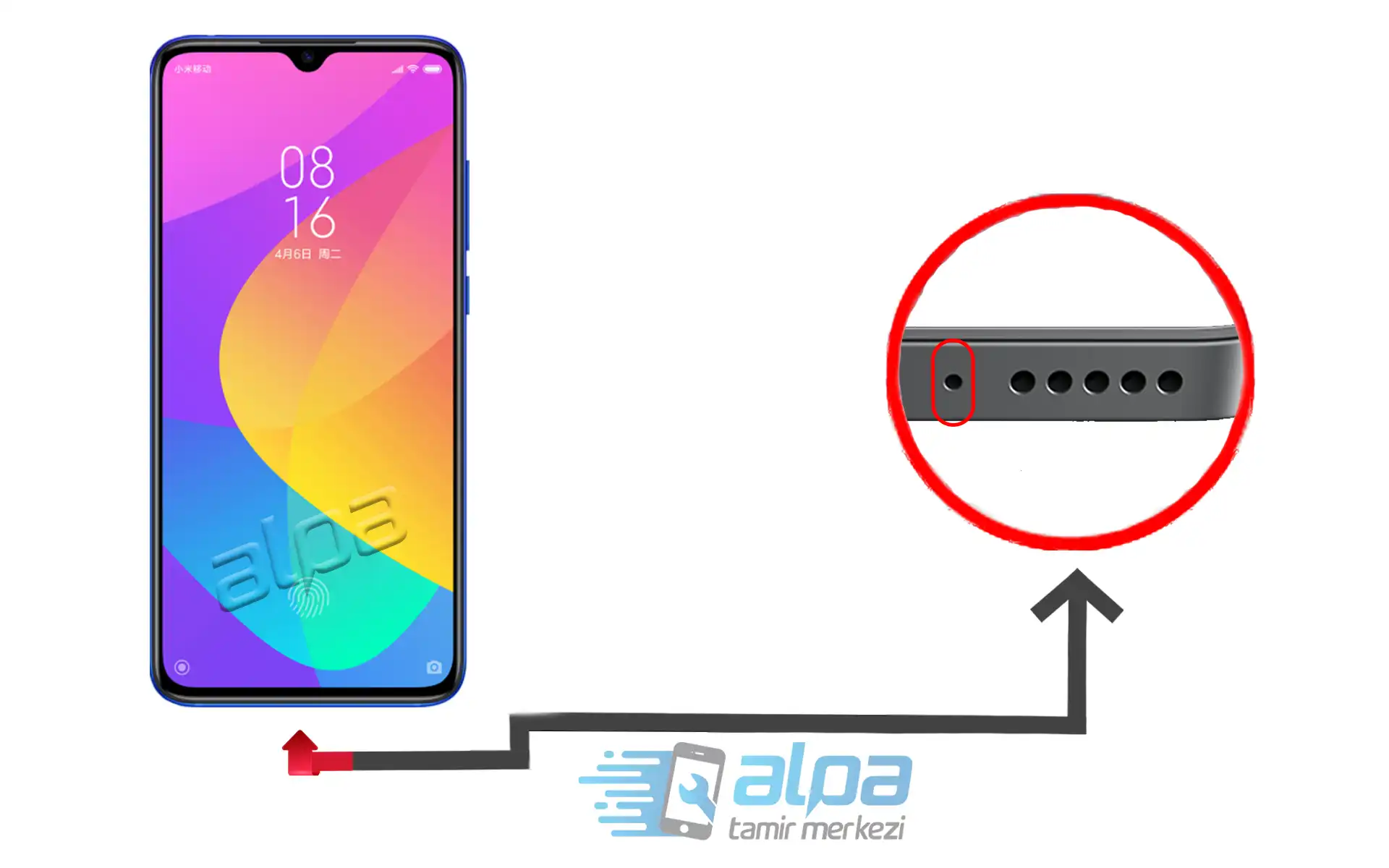 Xiaomi Mi 9 Lite Mikrofon Değişimi Fiyatı