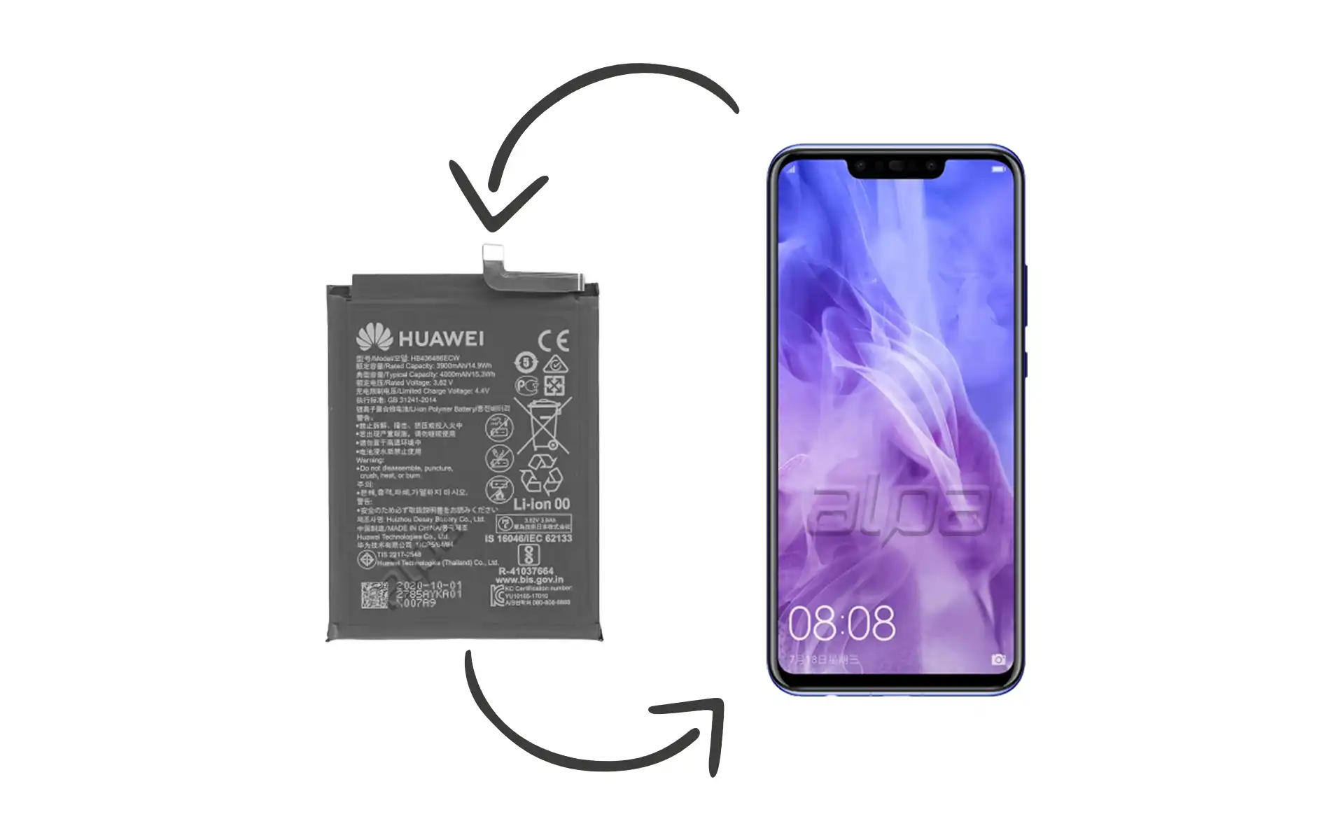 Huawei Nova 3 Batarya Değişimi Fiyatı