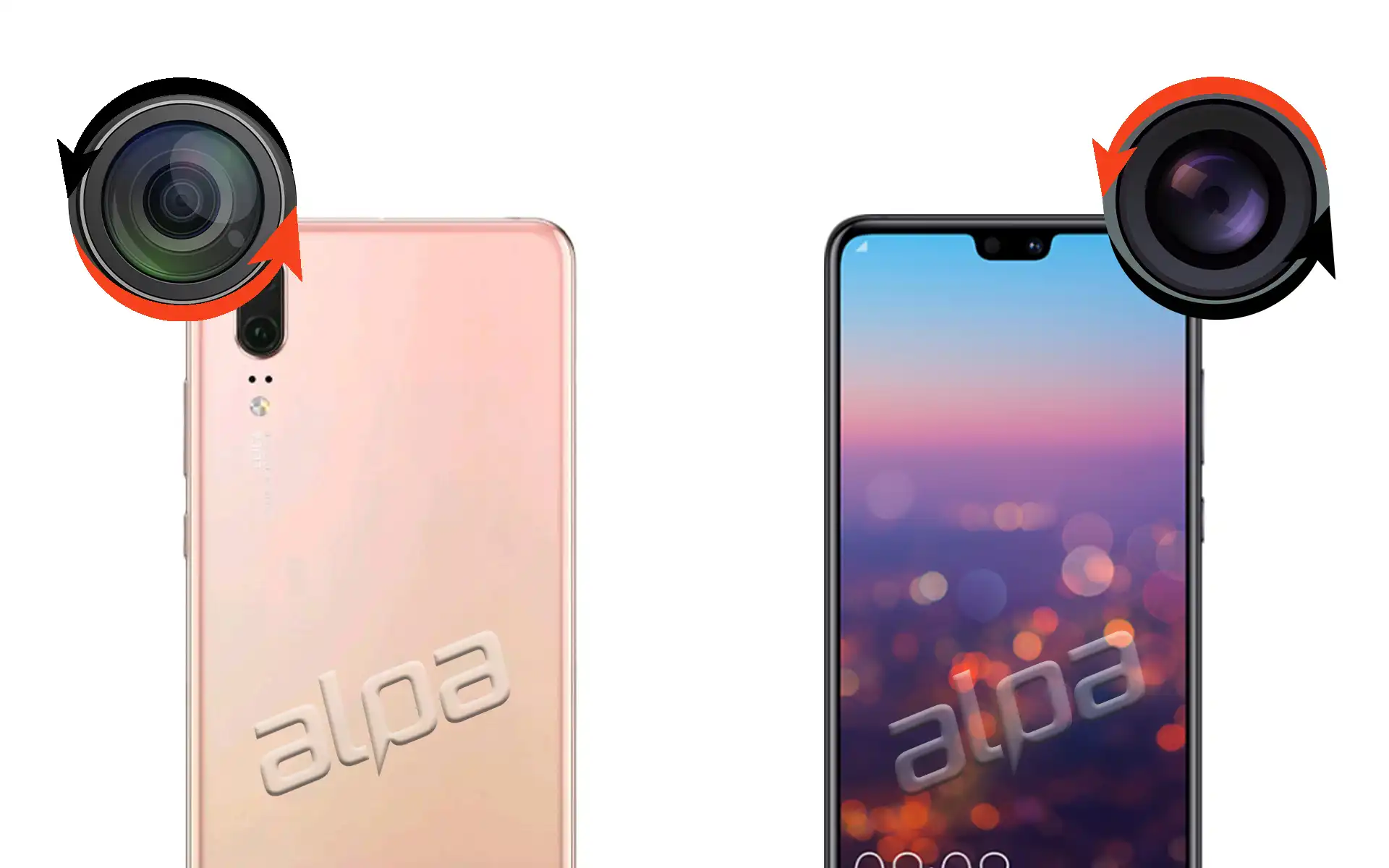 Huawei P20 Ön, Arka Kamera Değişimi Fiyatı