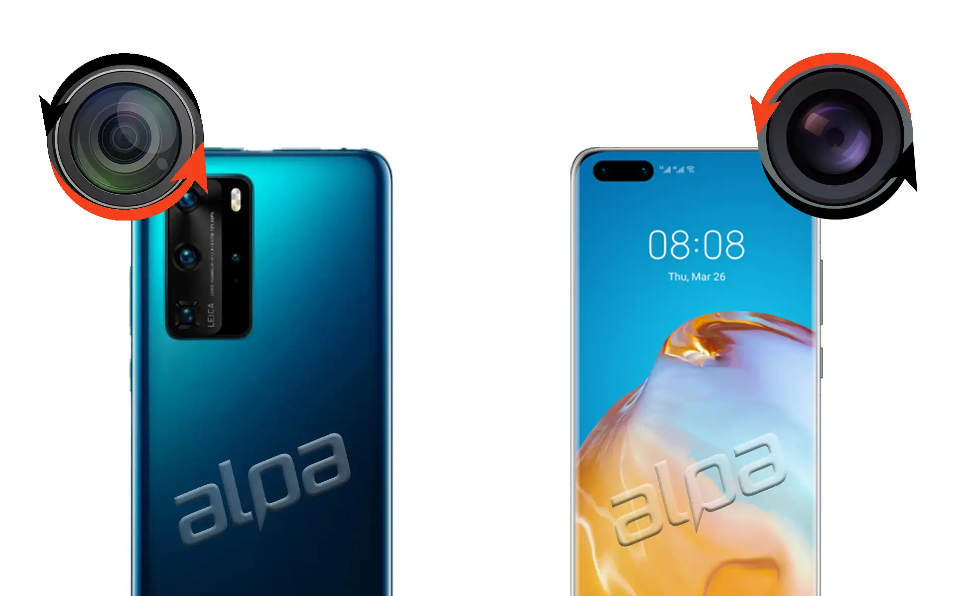 Huawei P40 Pro Ön, Arka Kamera Değişimi Fiyatı