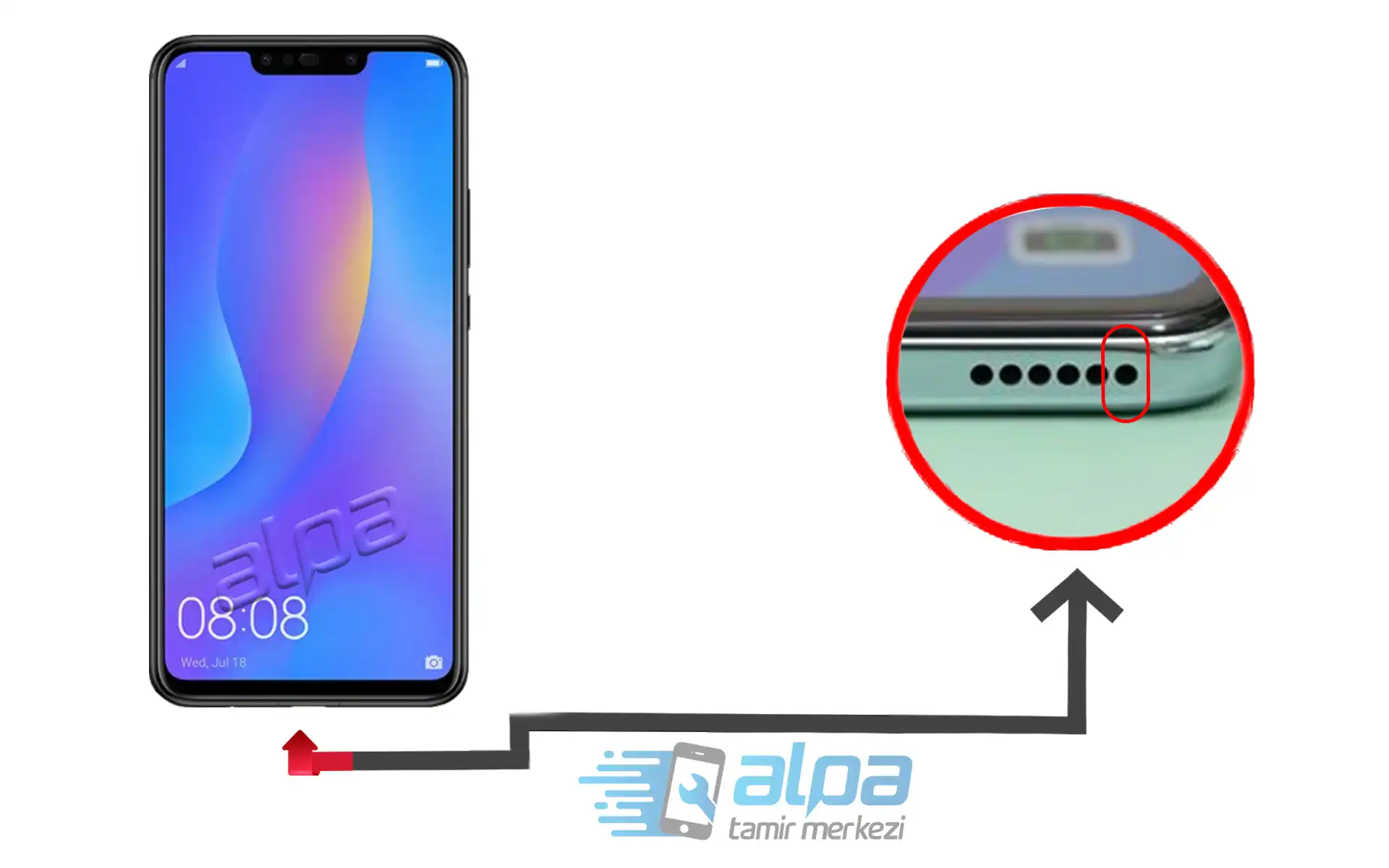 Huawei Nova 3i Mikrofon Değişimi Fiyatı