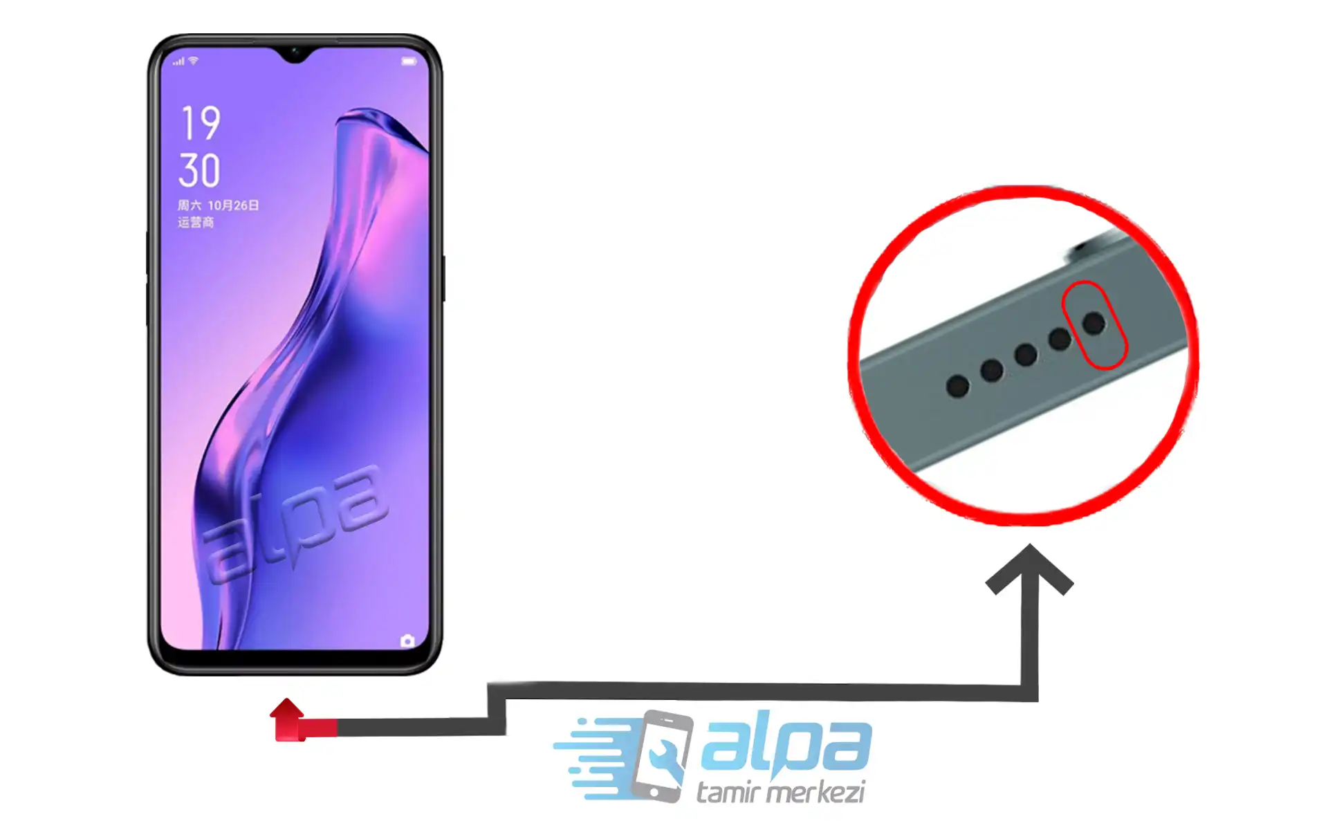 Oppo A8 Mikrofon Değişimi Fiyatı