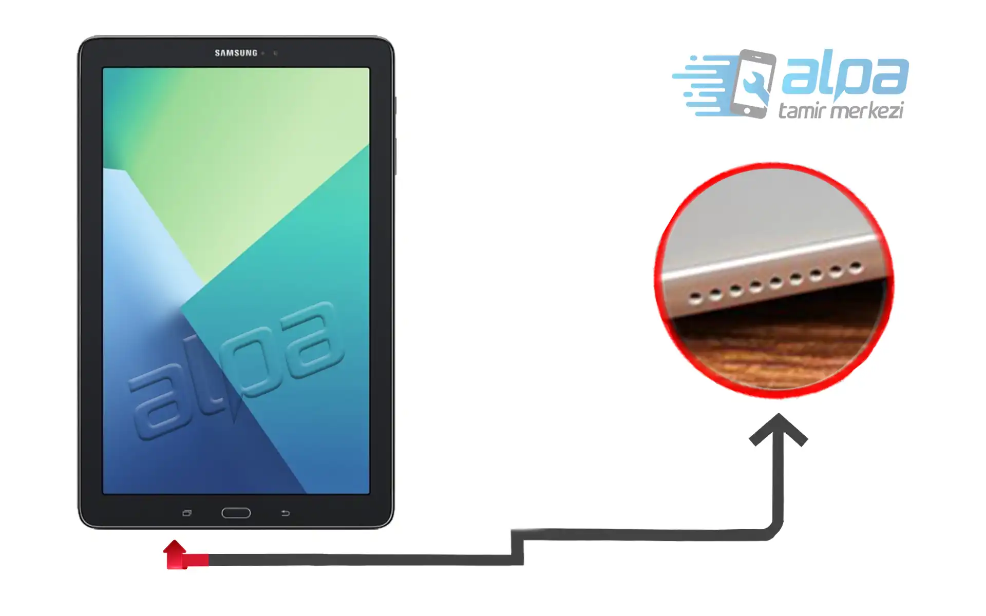 Galaxy Tab A S Pen SM-P580 Hparlör Değişimi Fiyatı