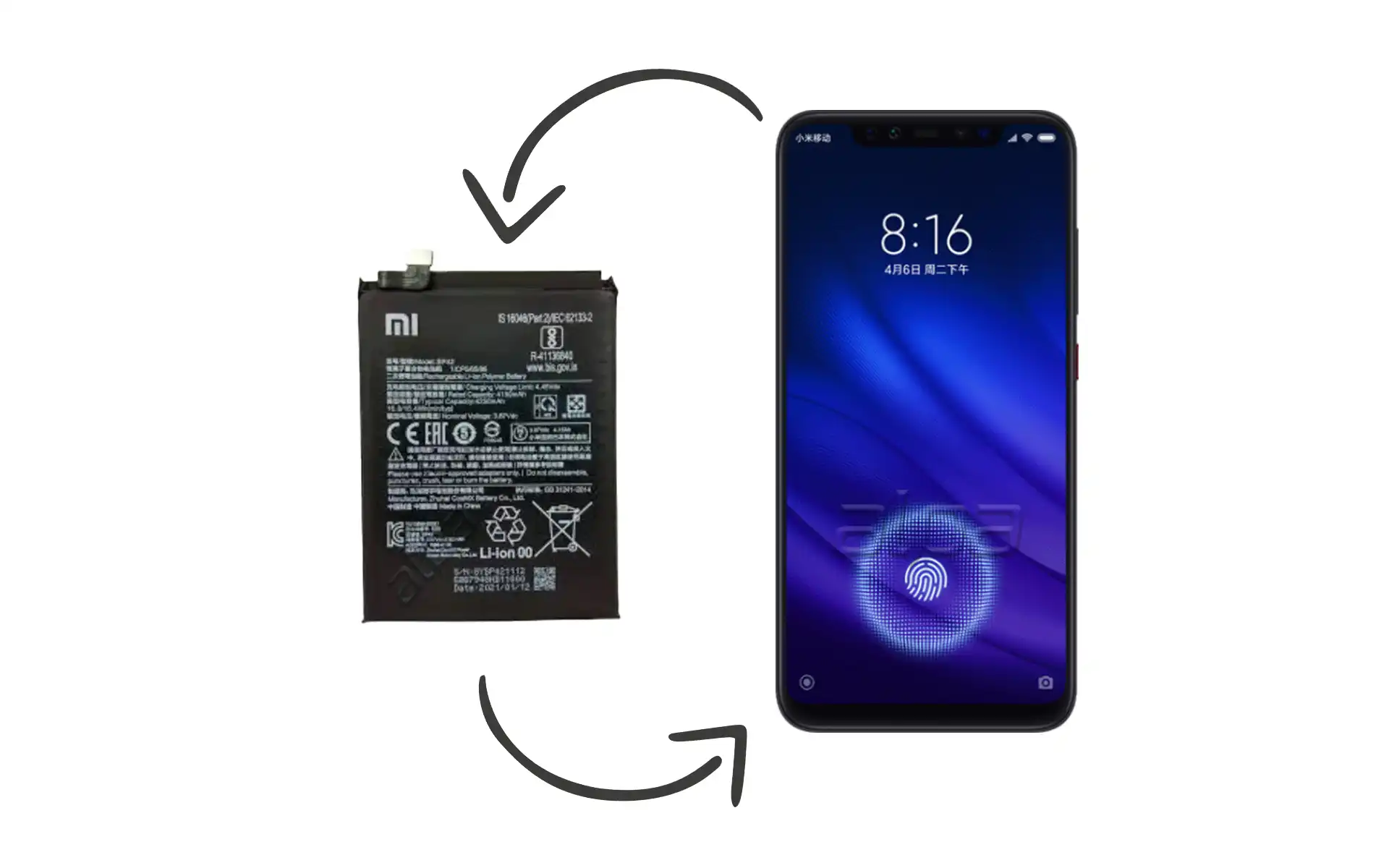 Xiaomi Mi 8 Pro Batarya Değişimi Fiyatı