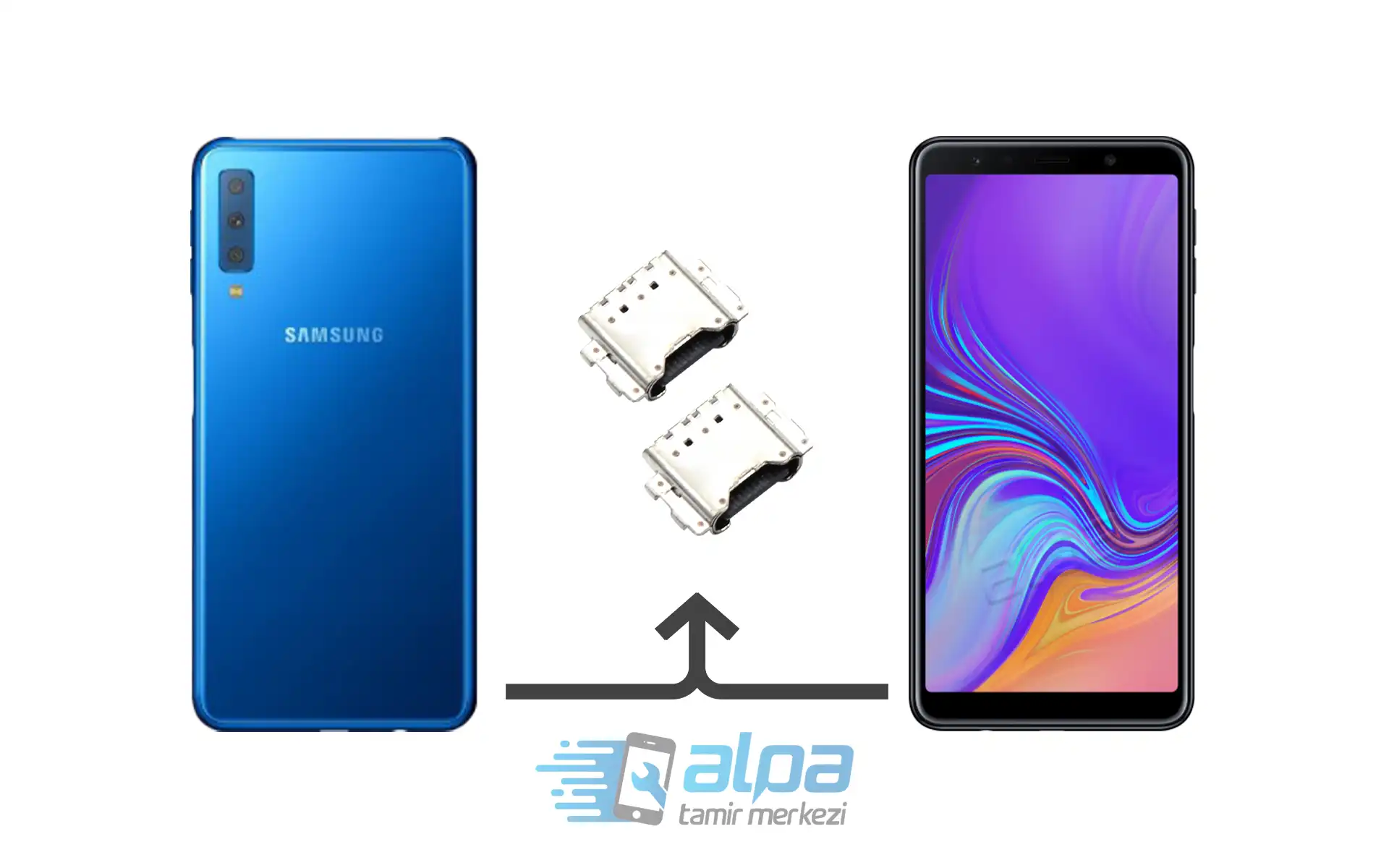 Samsung Galaxy A7 (2018) Şarj Soketi Değişimi Fiyatı