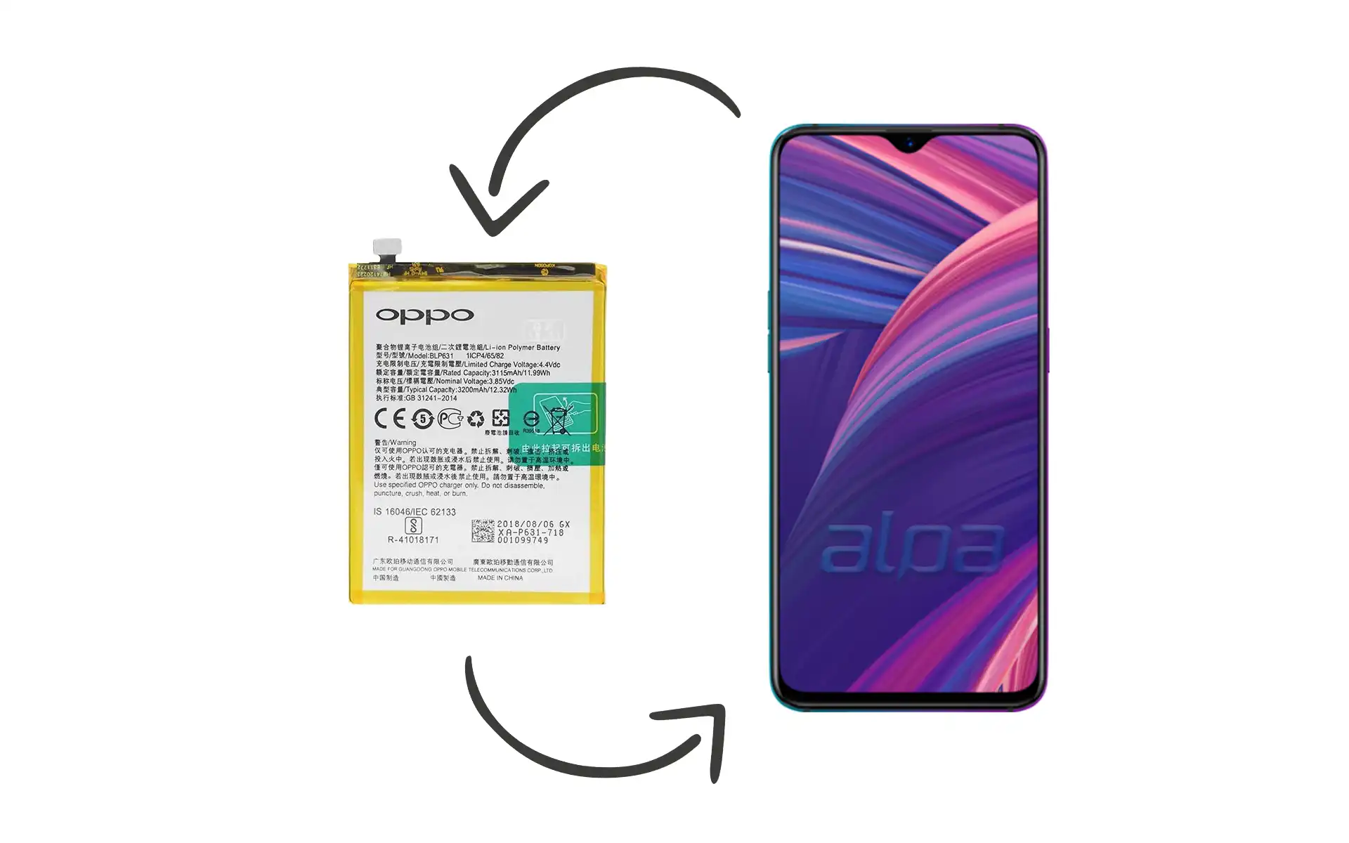 Oppo RX17 Pro Batarya Değişimi Fiyatı