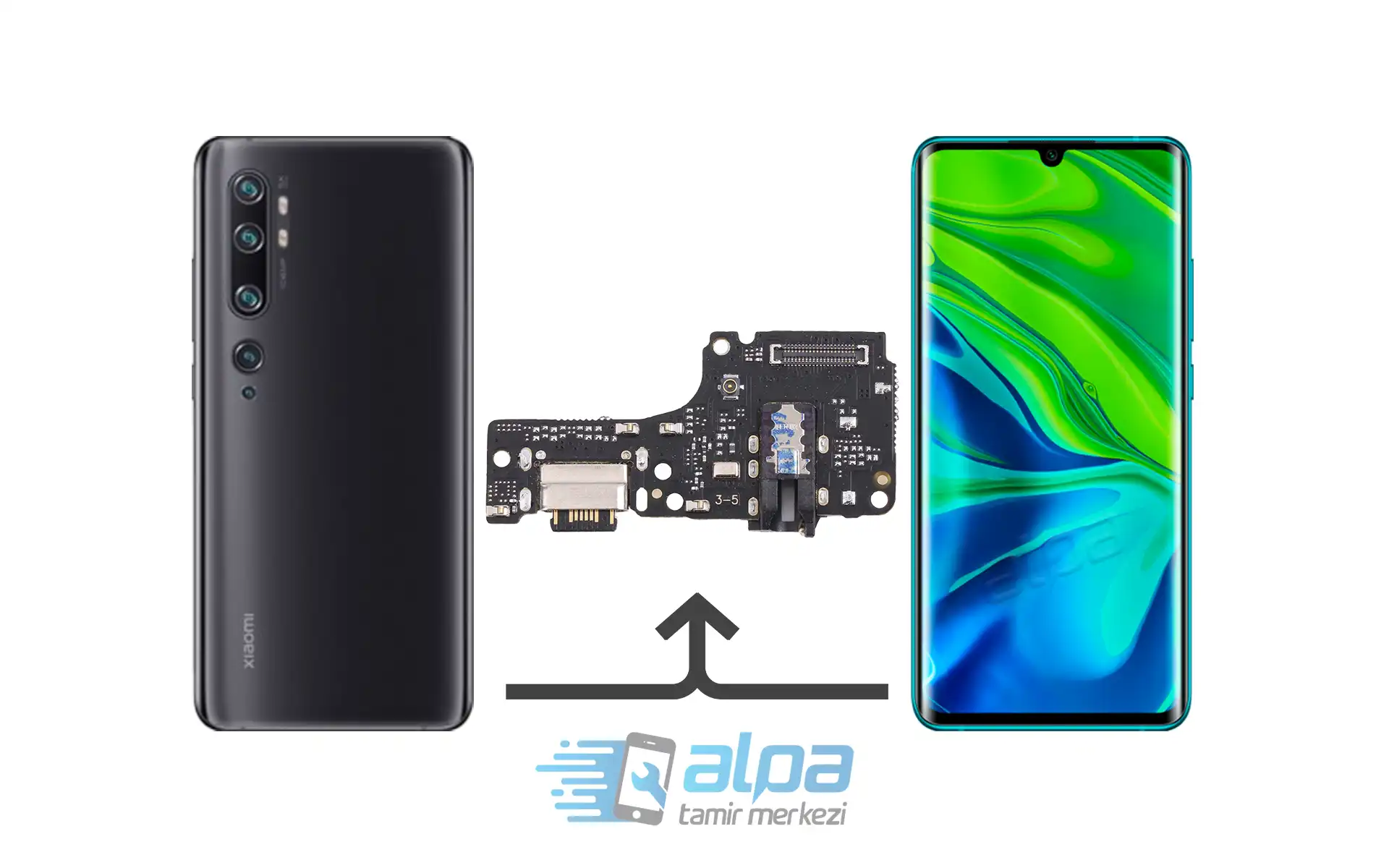 Xiaomi Mi Note 10 Pro Şarj Soketi Değişimi Fiyatı