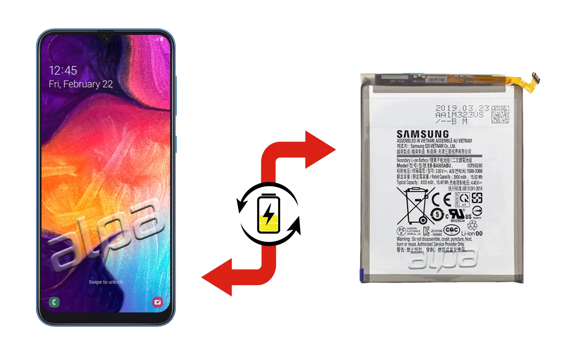 Samsung Galaxy A50 Batarya Değişimi Fiyatı