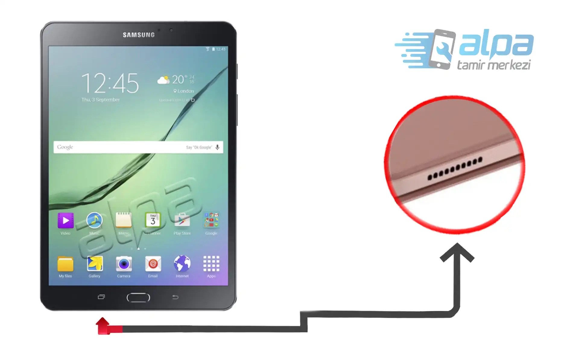 Samsung Galaxy Tab S2 SM-T713 Hoparlör Değişimi Fiyatı