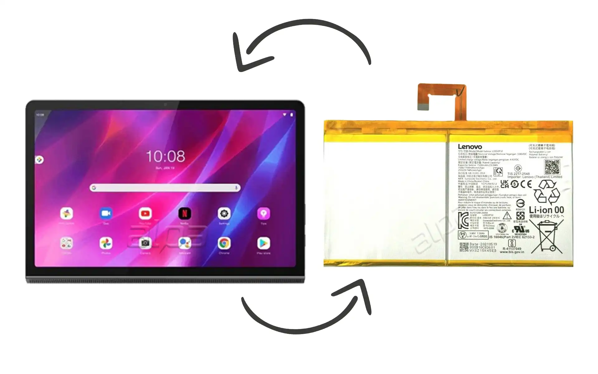 Lenovo Yoga Tab 11 Batarya Değişimi Fiyatı